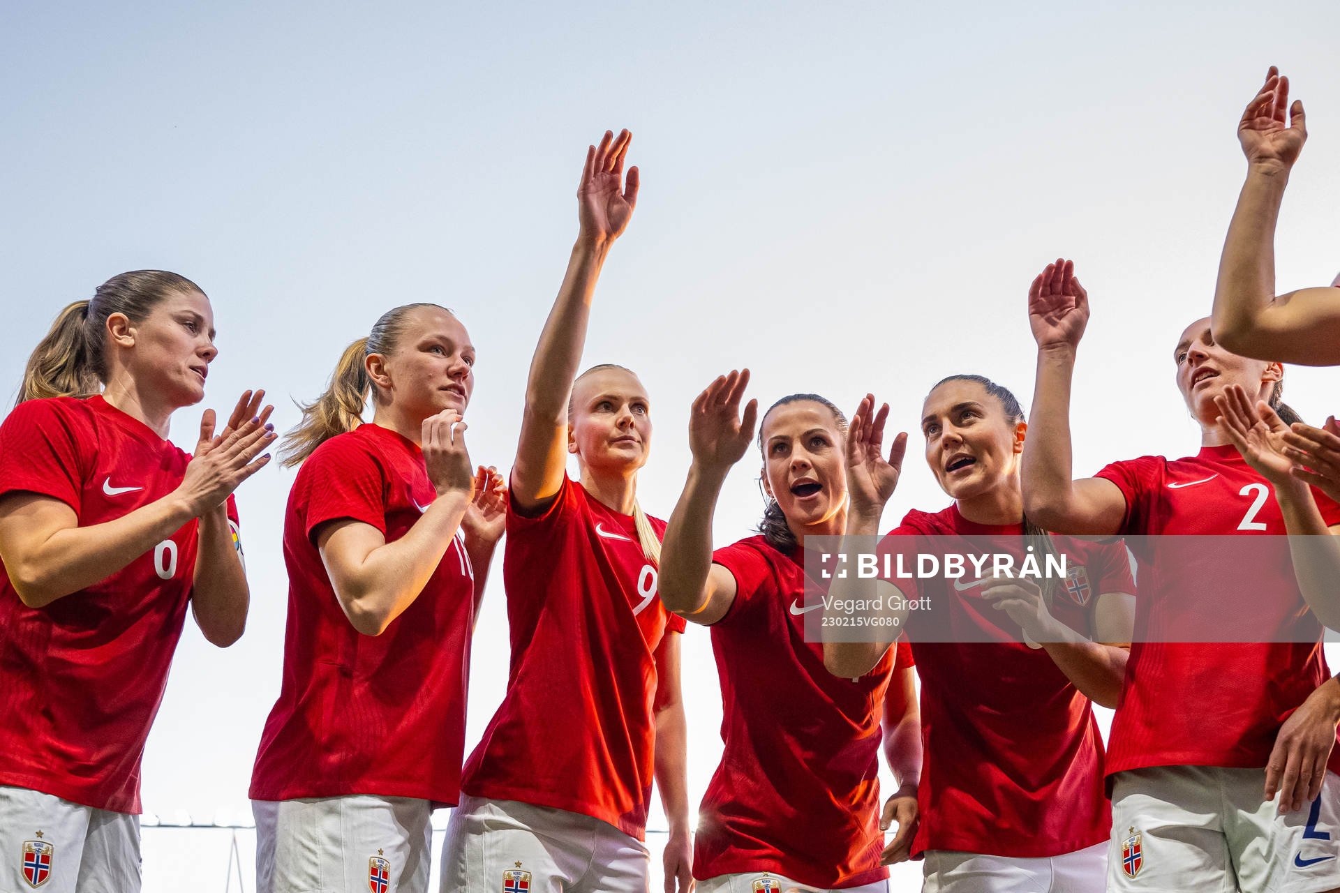 Maren Mjelde, Frida Maanum, Karina Sævik, Tuva Hansen,