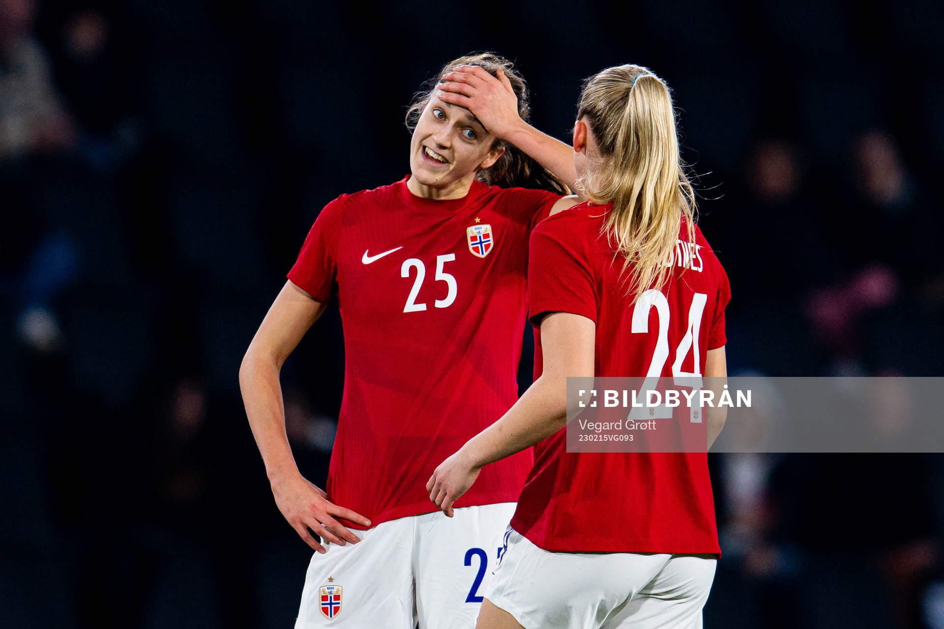 Emma Stølen Godø and Emilie Nautnes of Norway