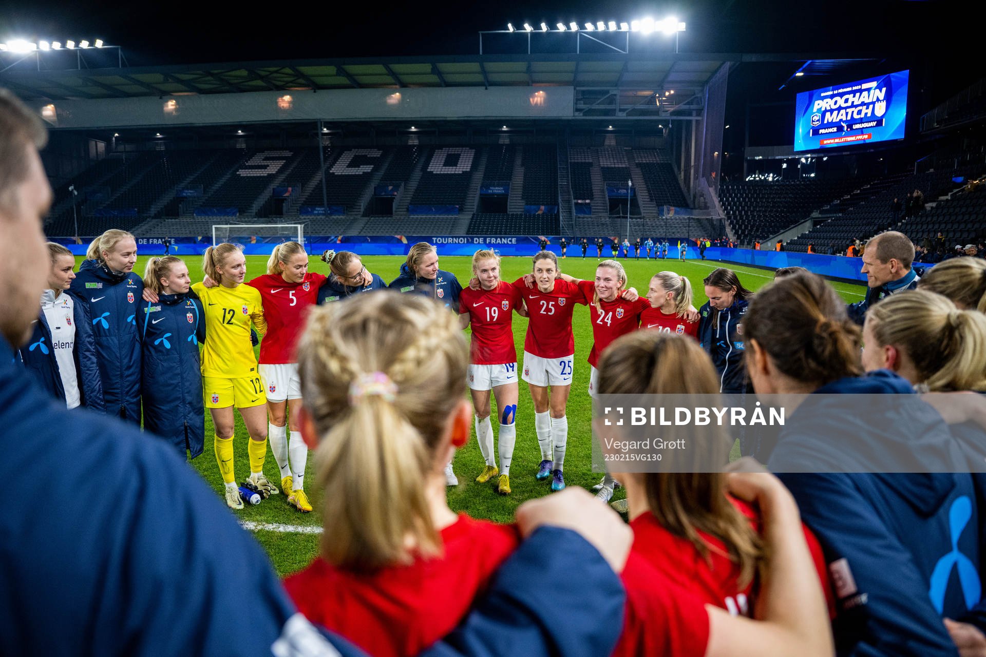 Sara Hørte, Emilie Marie Joramo, goalkeeper Sunniva