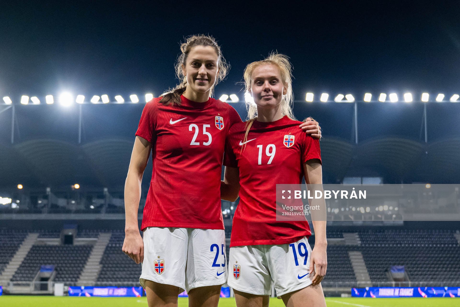 Emma Stølen Godø and Malin Brenn of Norway
