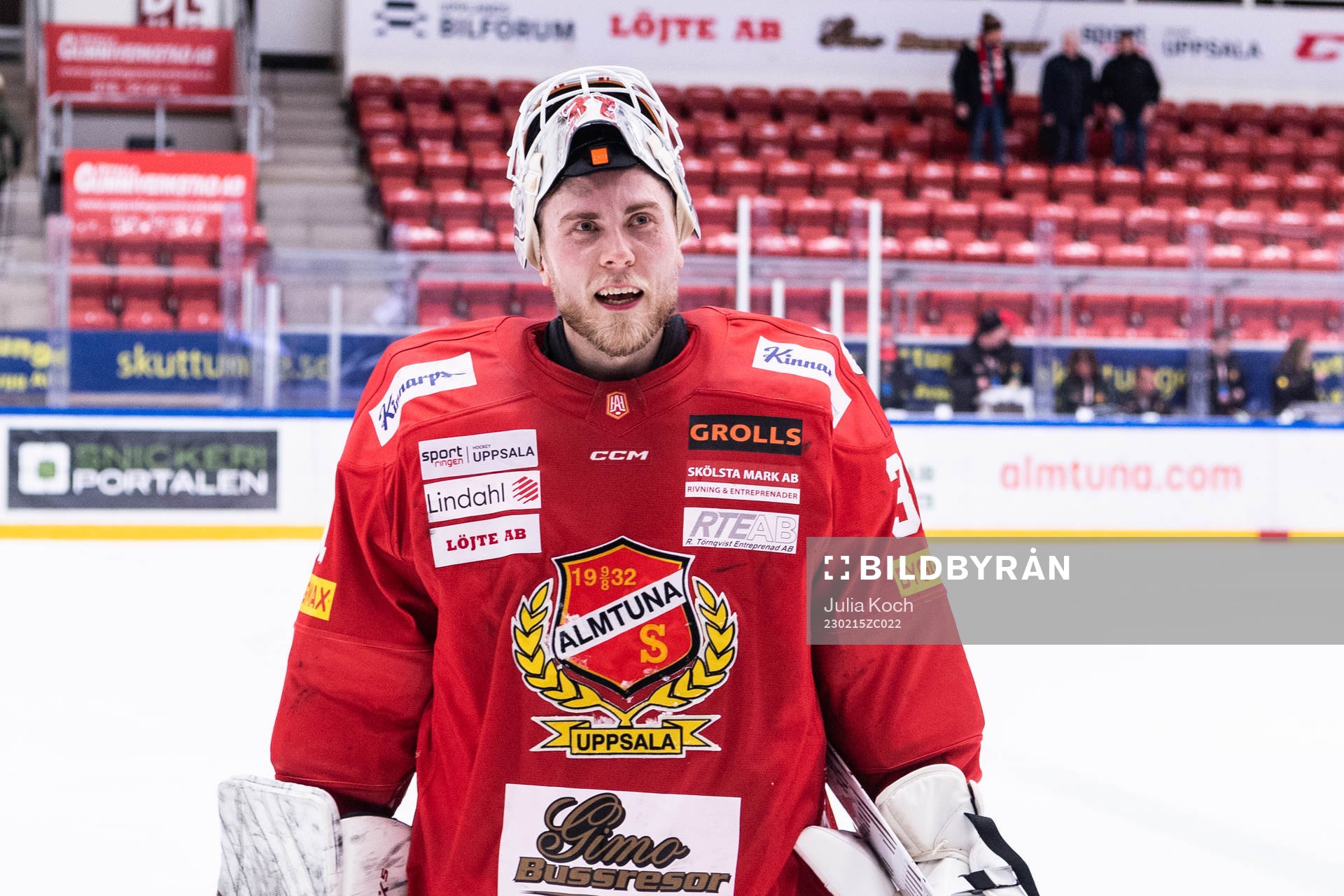 Almtunas Målvakt Viktor Andrén