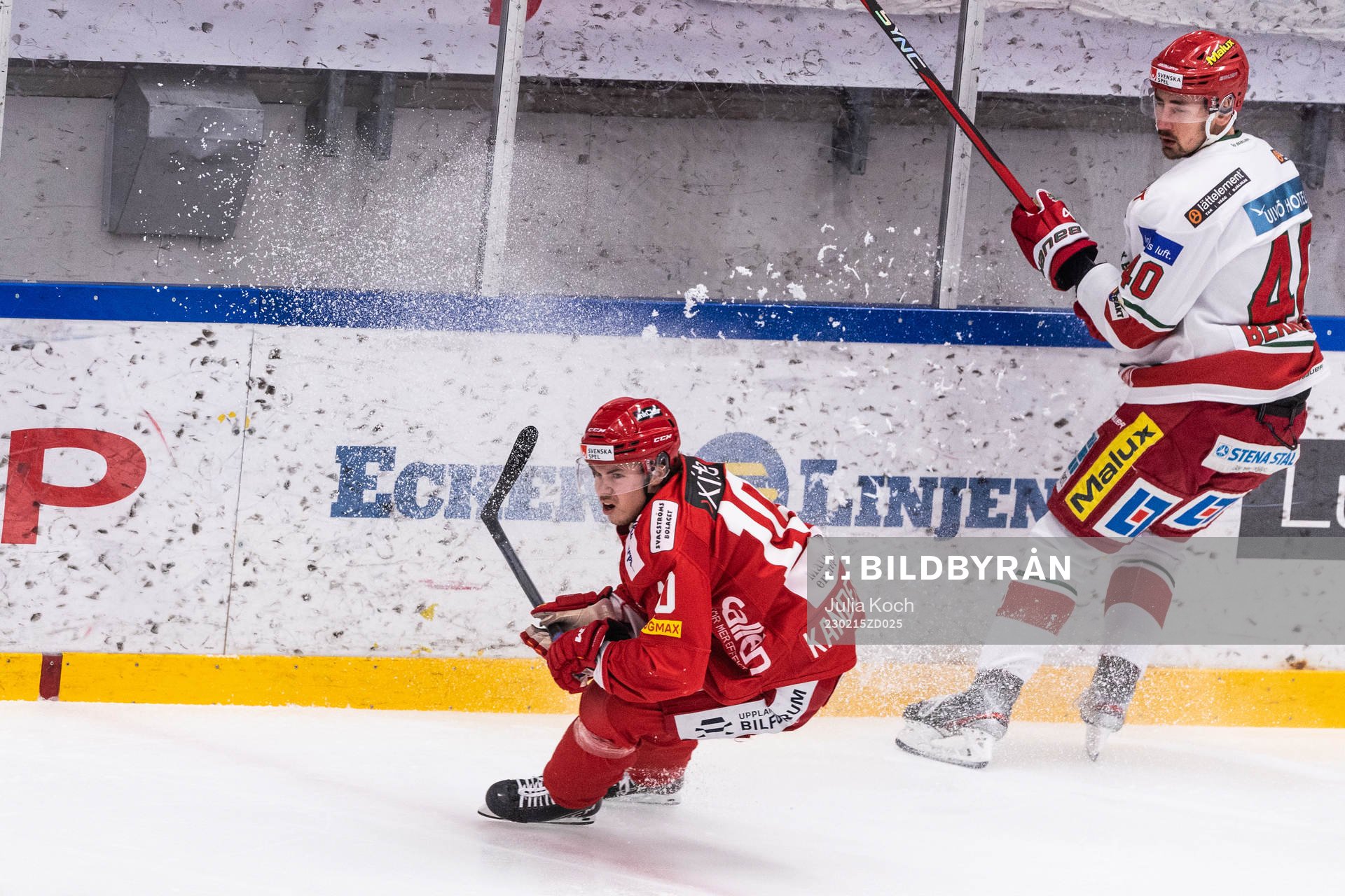 Almtunas Oliver Kandergård och Modos David Bernhardt