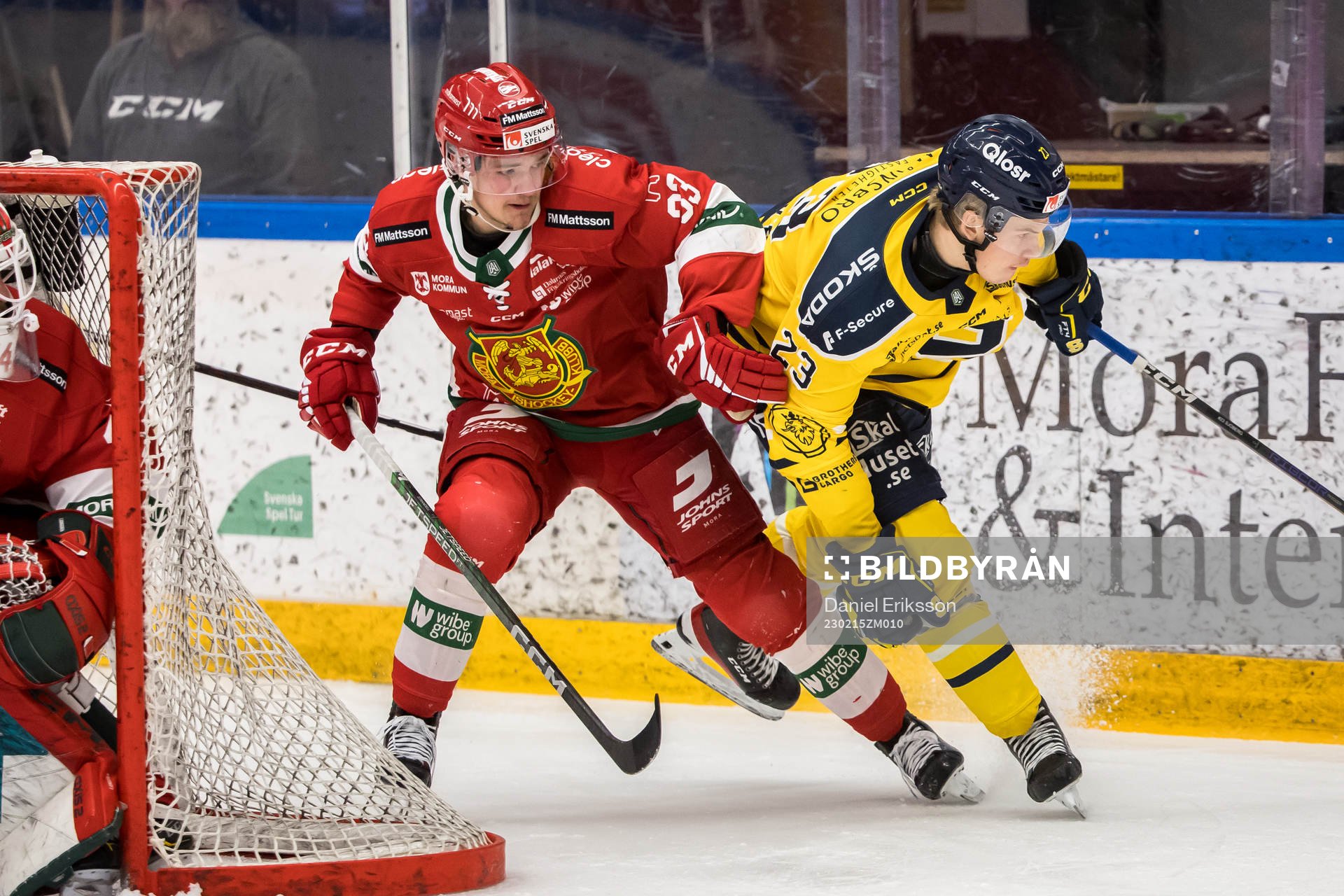 Moras Olle Strandell och Södertäljes Albert Sjöberg