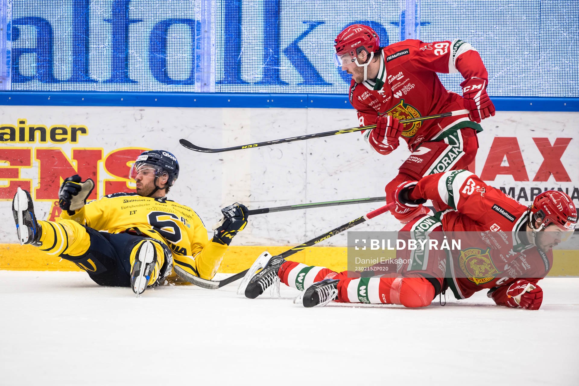 Södertäljes Jacob Dahlström och Moras Johan Persson och