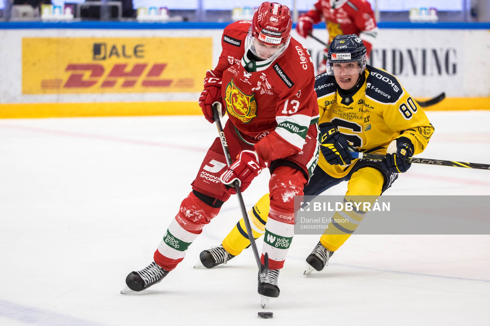 Moras Fabian Ilestedt och Södertäljes Georgs Golovkovs