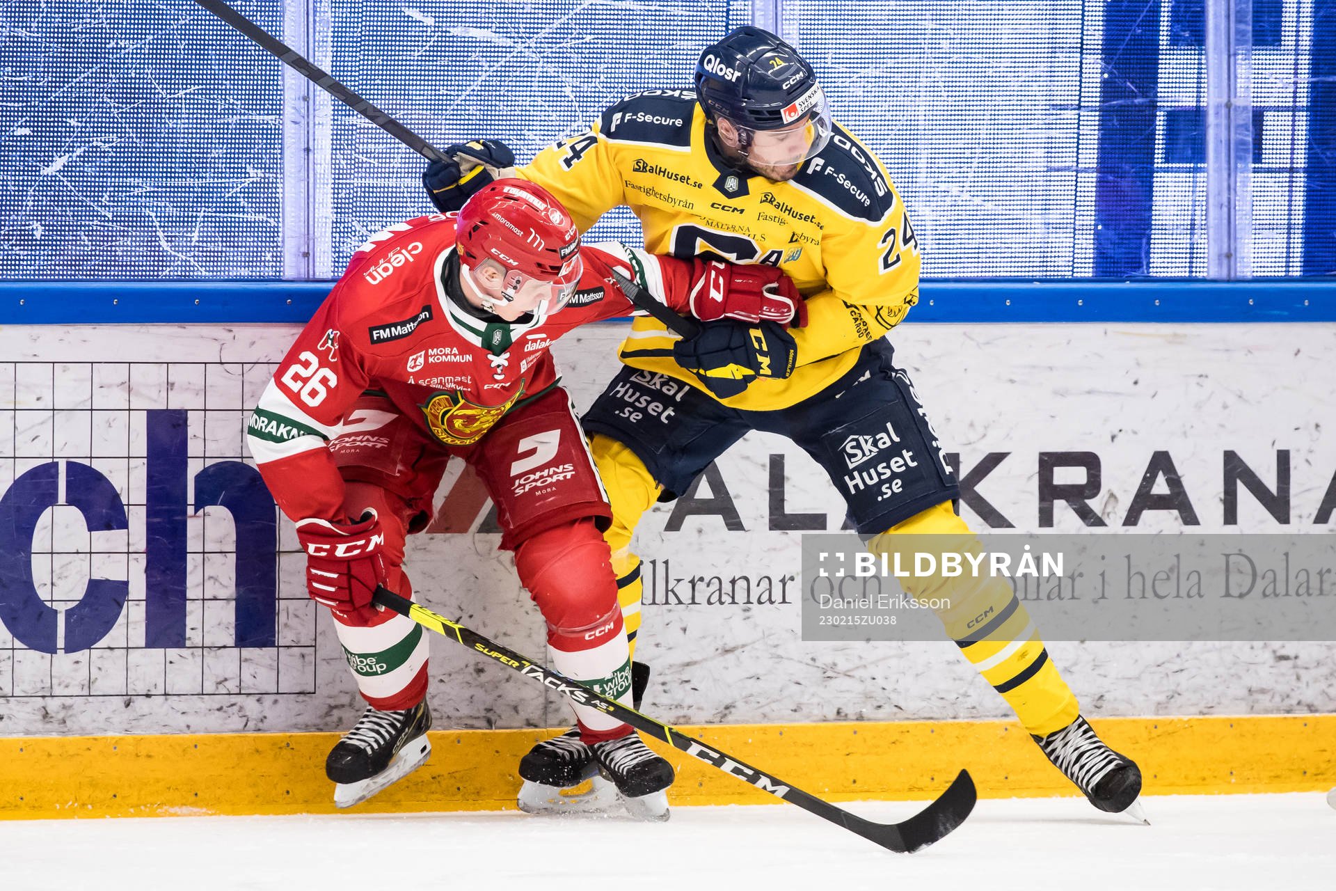 Moras Isac Heens och Södertäljes Jacob Dahlström