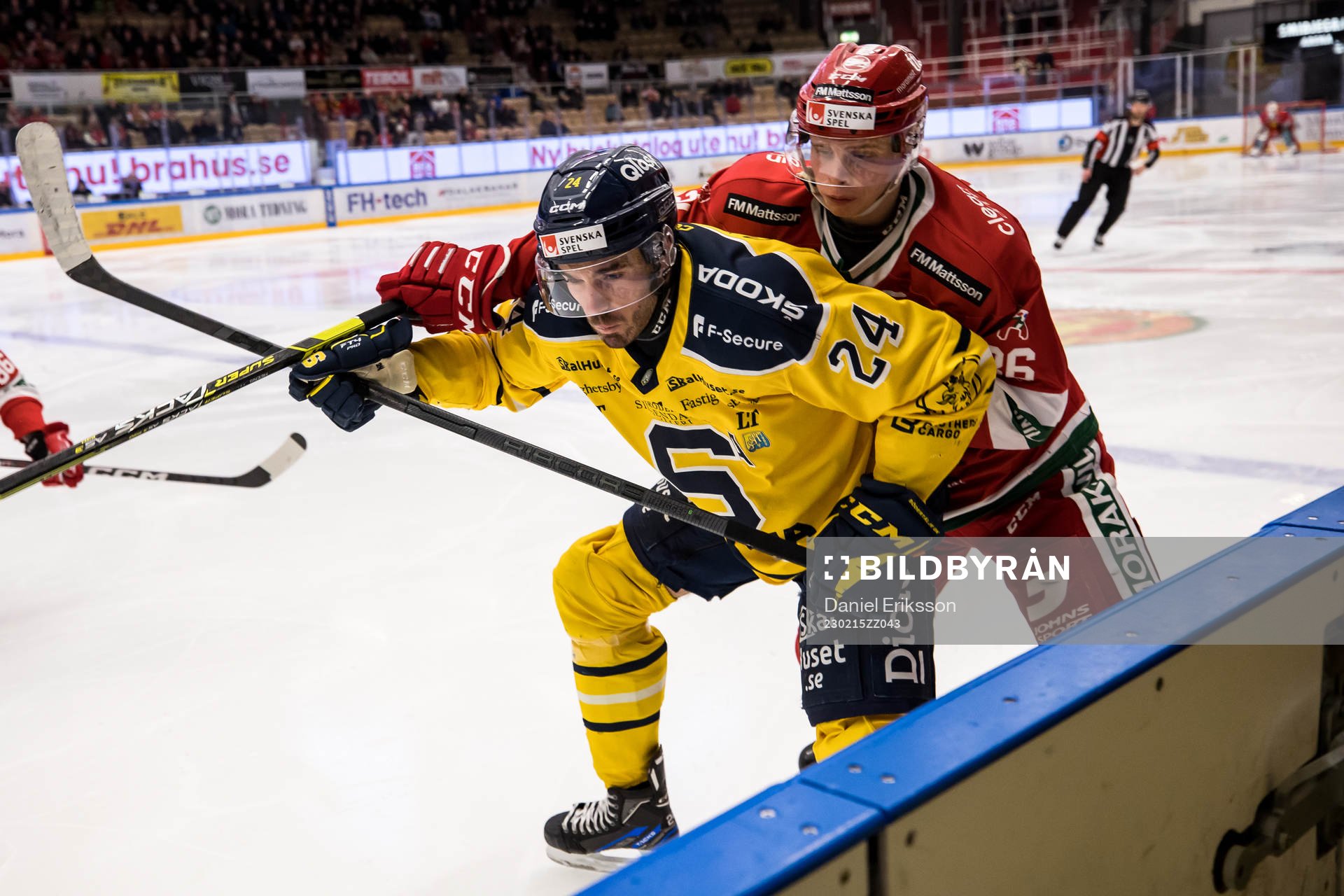 Södertäljes Jacob Dahlström och Moras Isac Heens