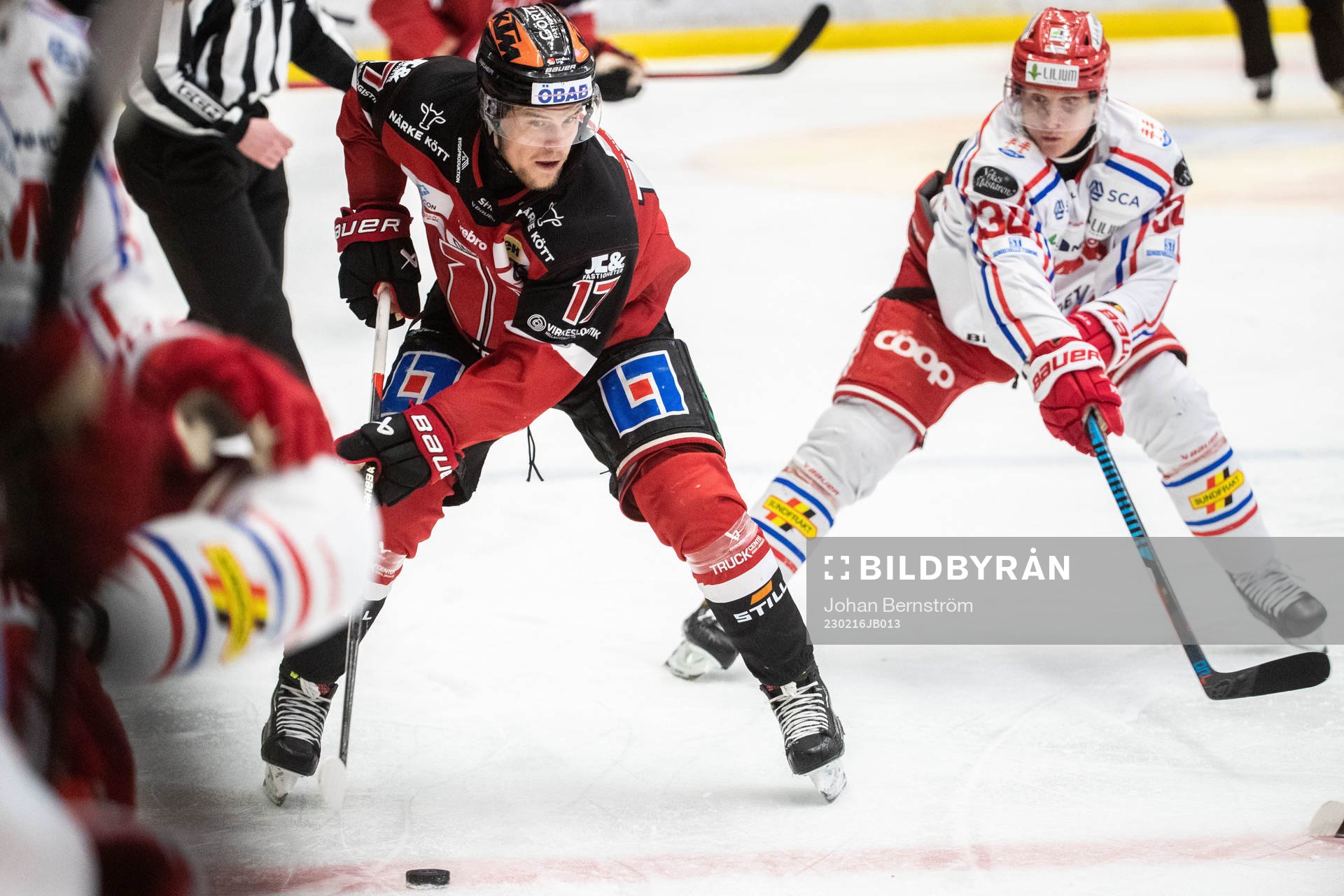 Örebros William Wikman och Timrås Olli Palola