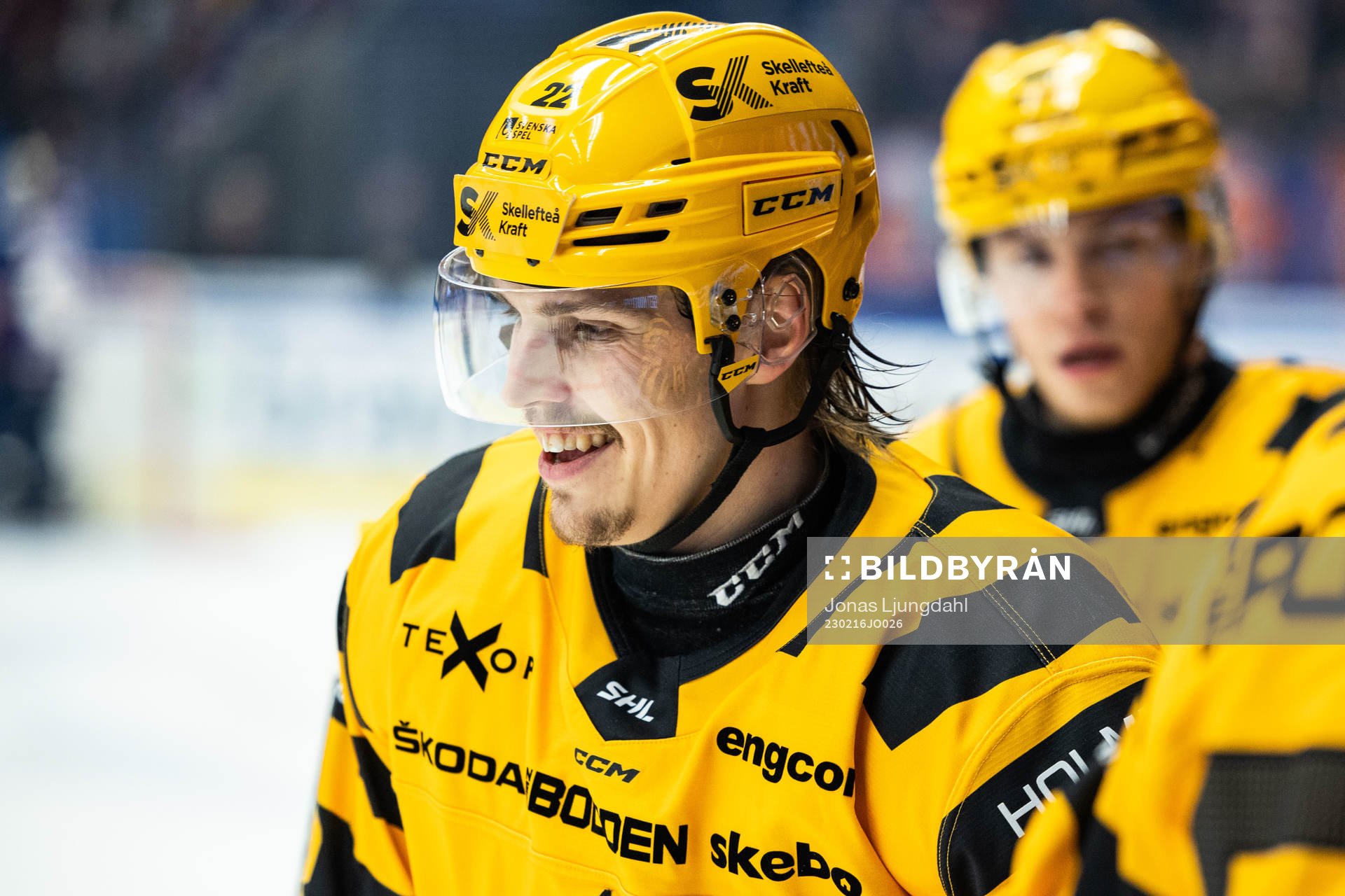 Skellefteås Jonathan Johnsson jublar