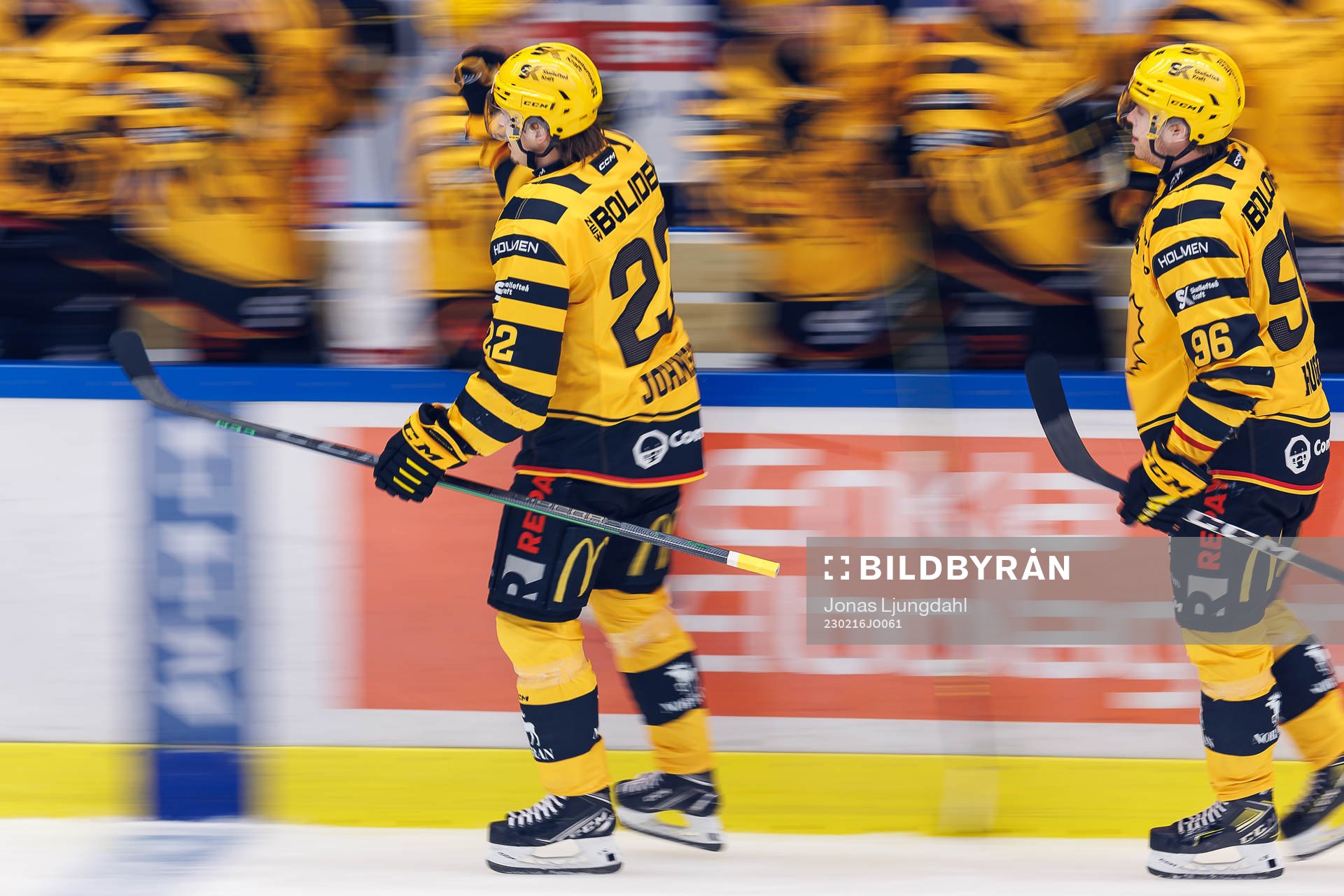 Skellefteås Jonathan Johnsson jublar