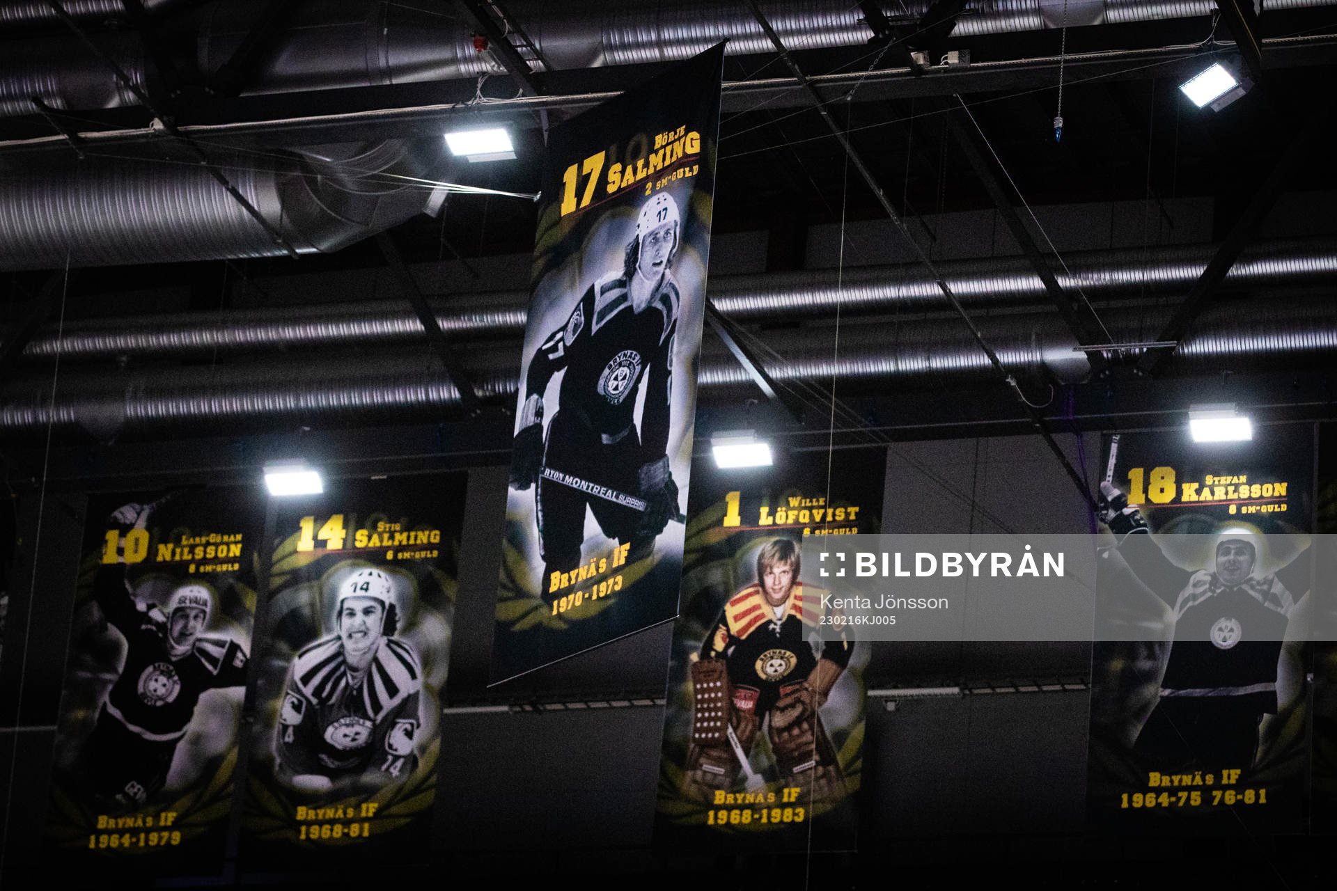 Vepor med Börje Salming och Stig Salming i taket