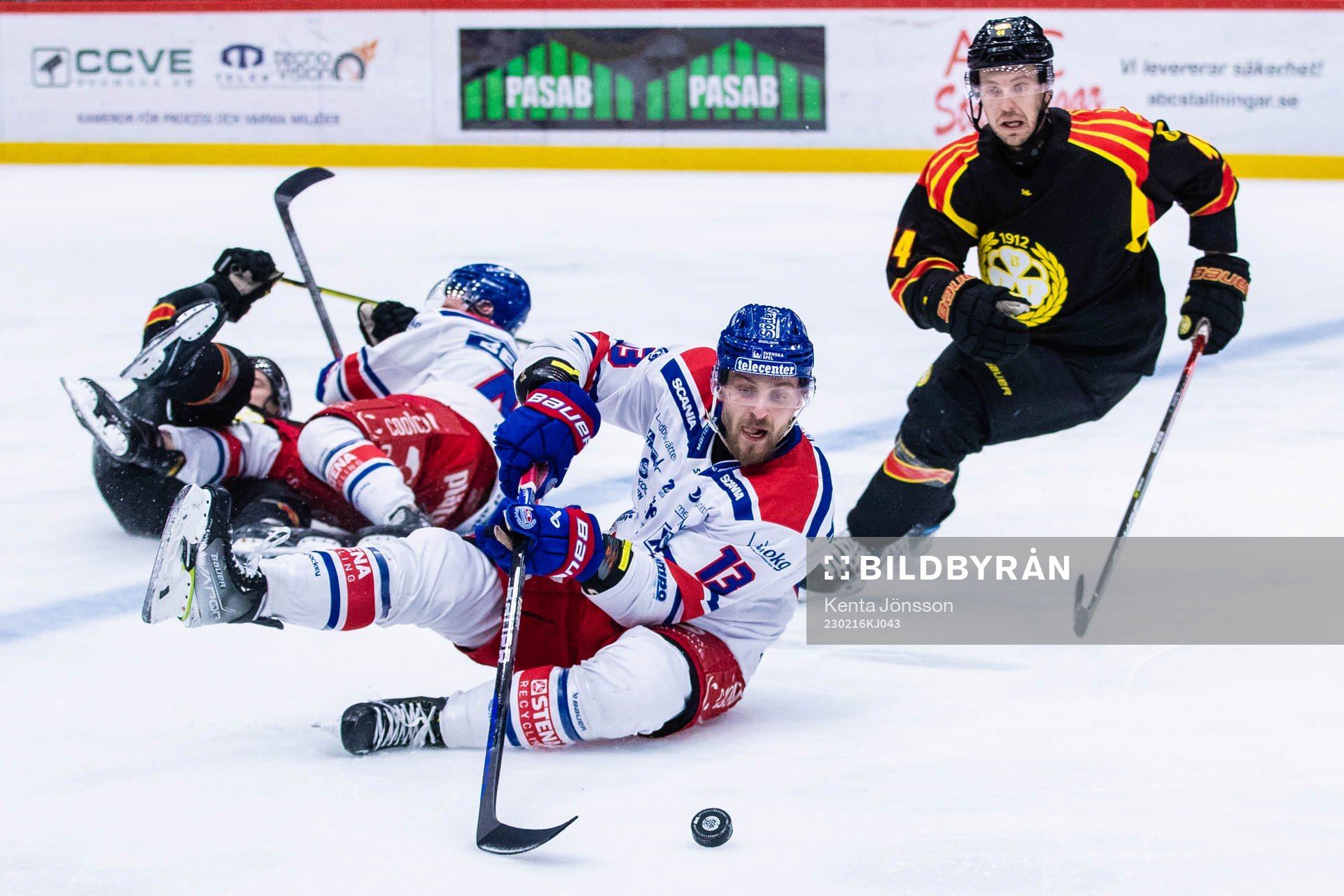 Oskarshamns Jiri Smejkal och Brynäs Jacob Blomqvist