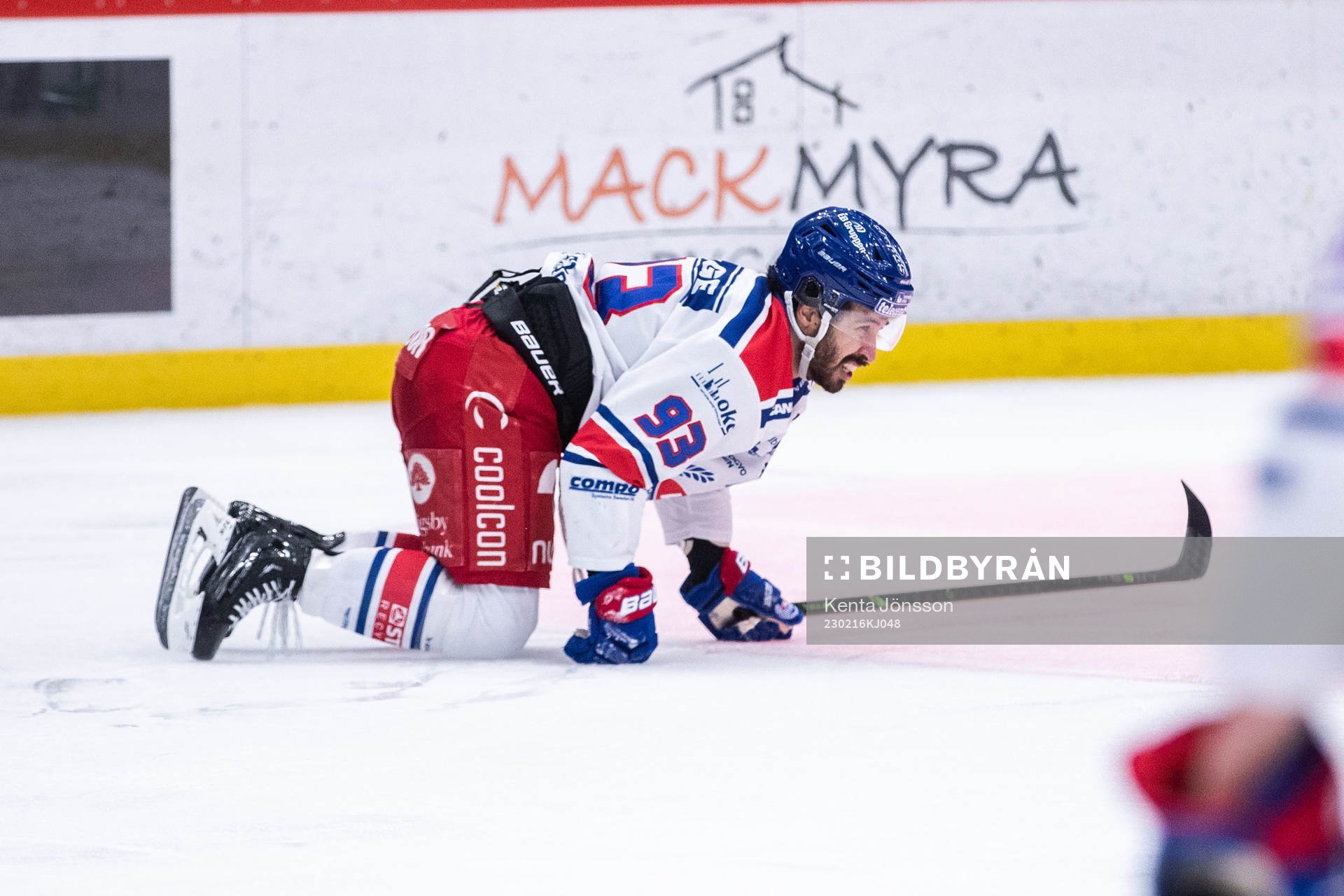Oskarshamns Cameron Brace har ont