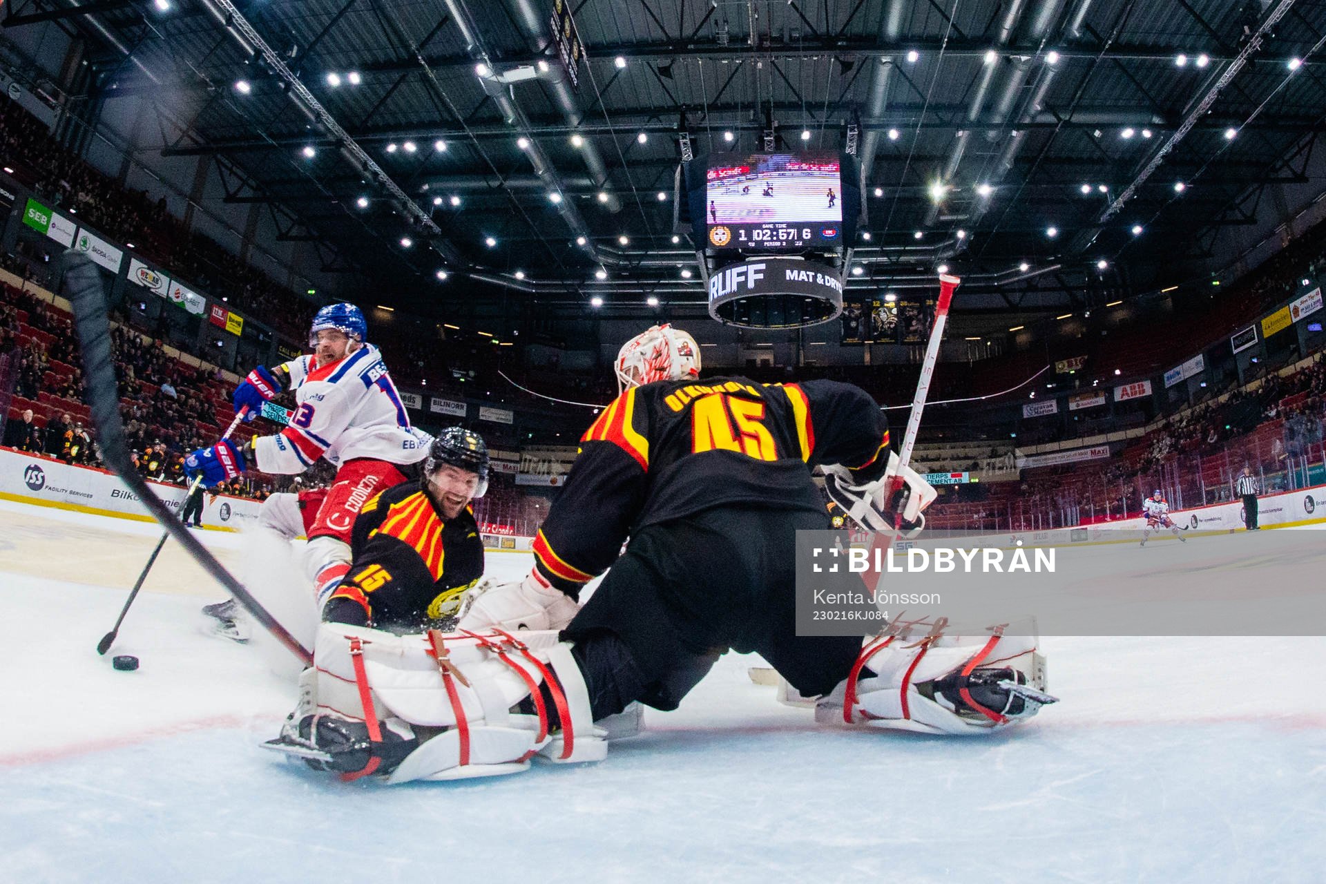 Oskarshamns Jiri Smejkal gör 1-7 bakom Brynäs Simon
