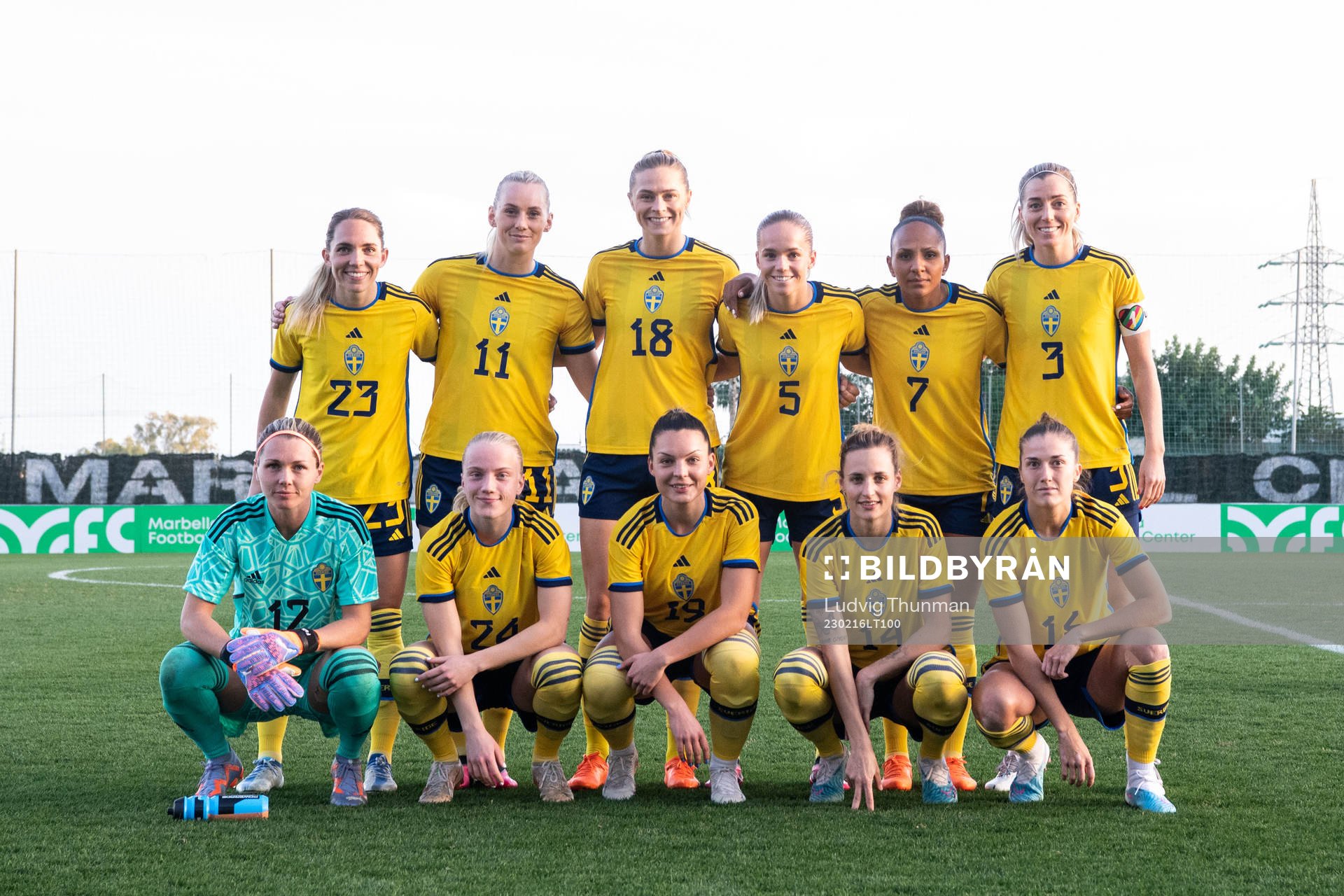 Elin Rubensson, Stina Blackstenius, Fridolina Rolfö, Hanna