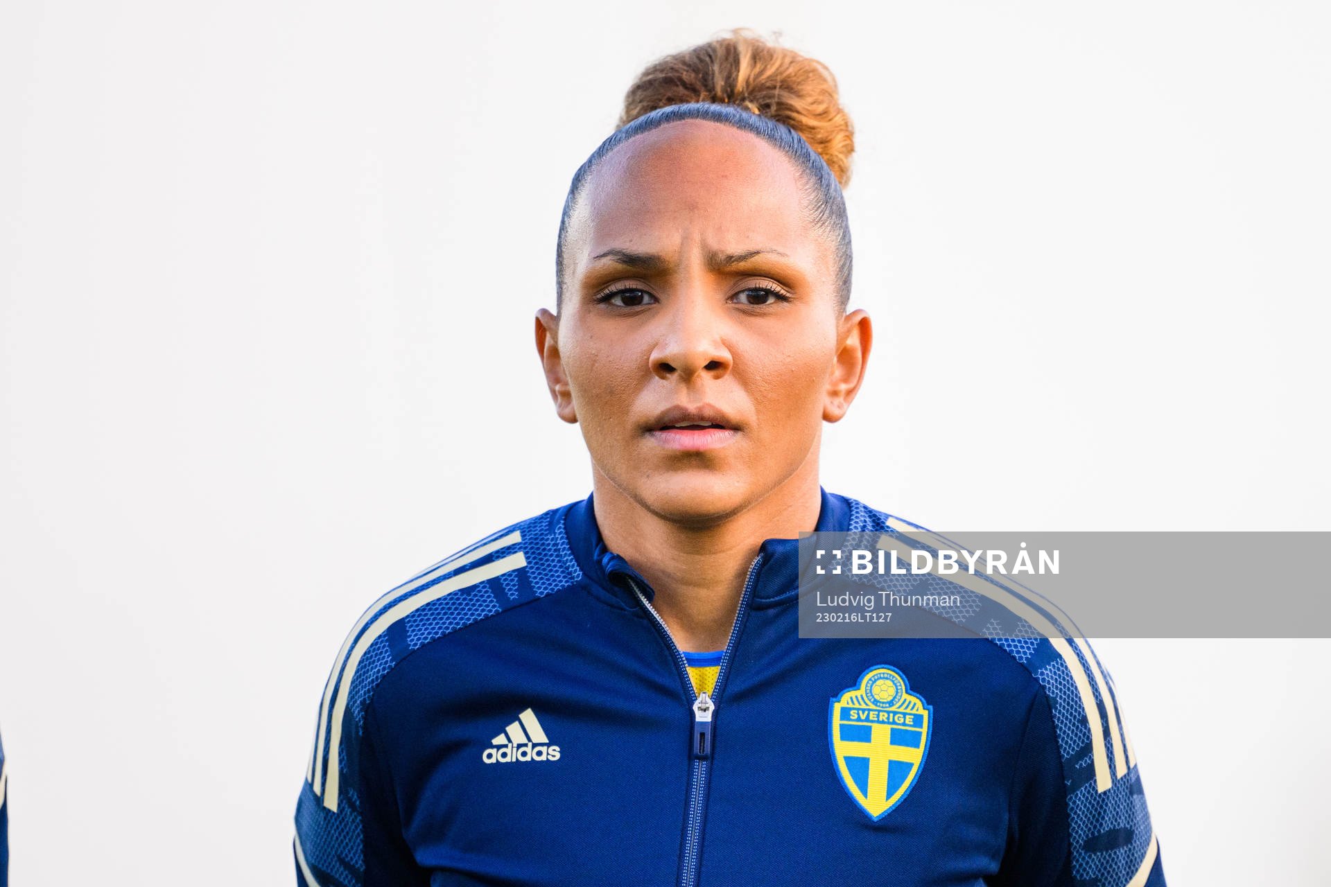 Madelen Janogy of Sweden ahead the women's international