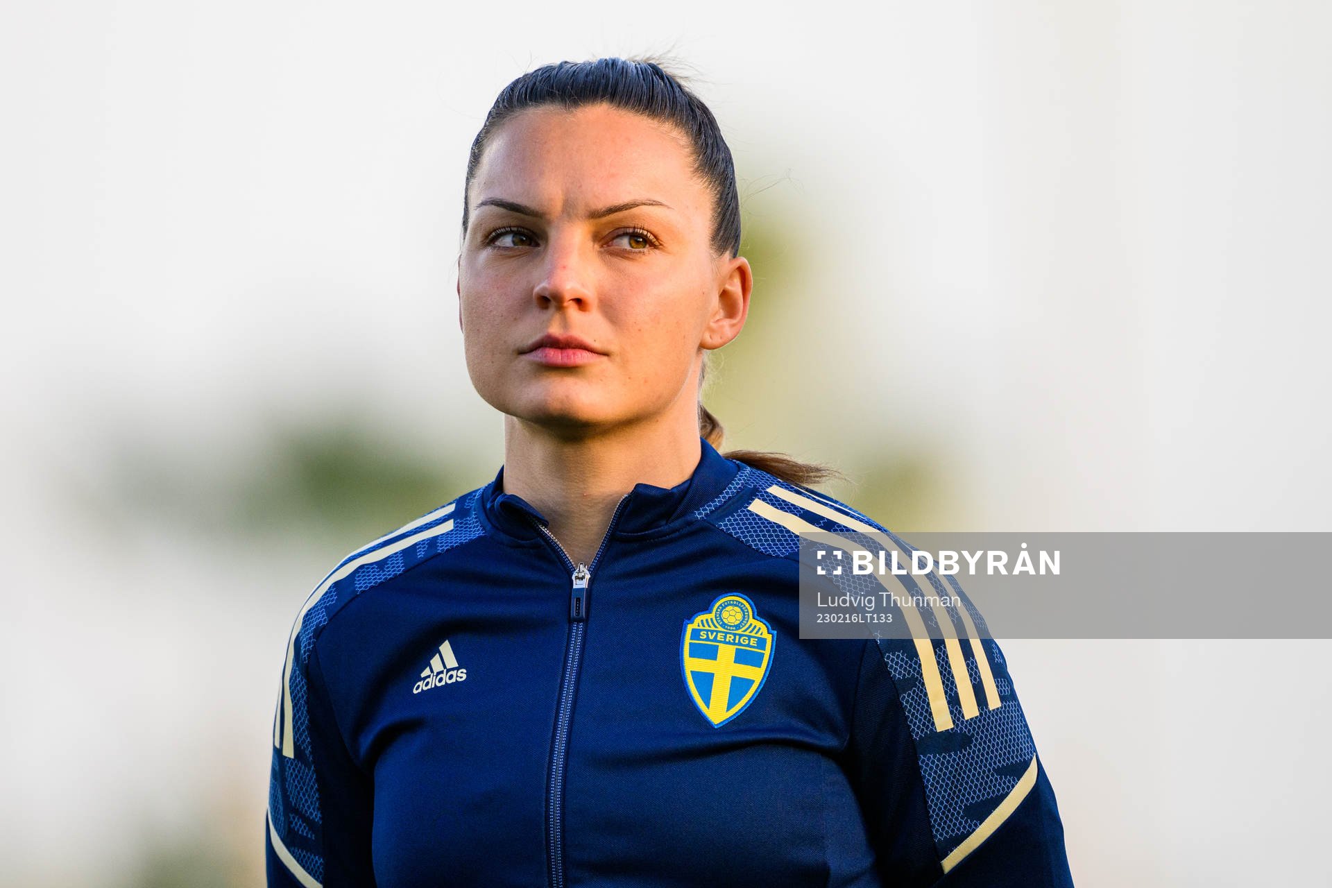 Johanna Rytting Kaneryd of Sweden ahead the women's