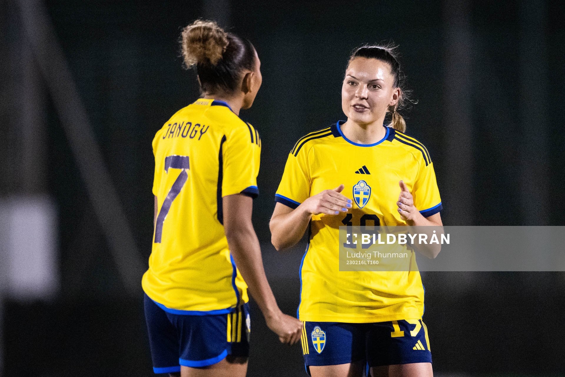 Johanna Rytting Kaneryd and Madelen Janogy of Sweden