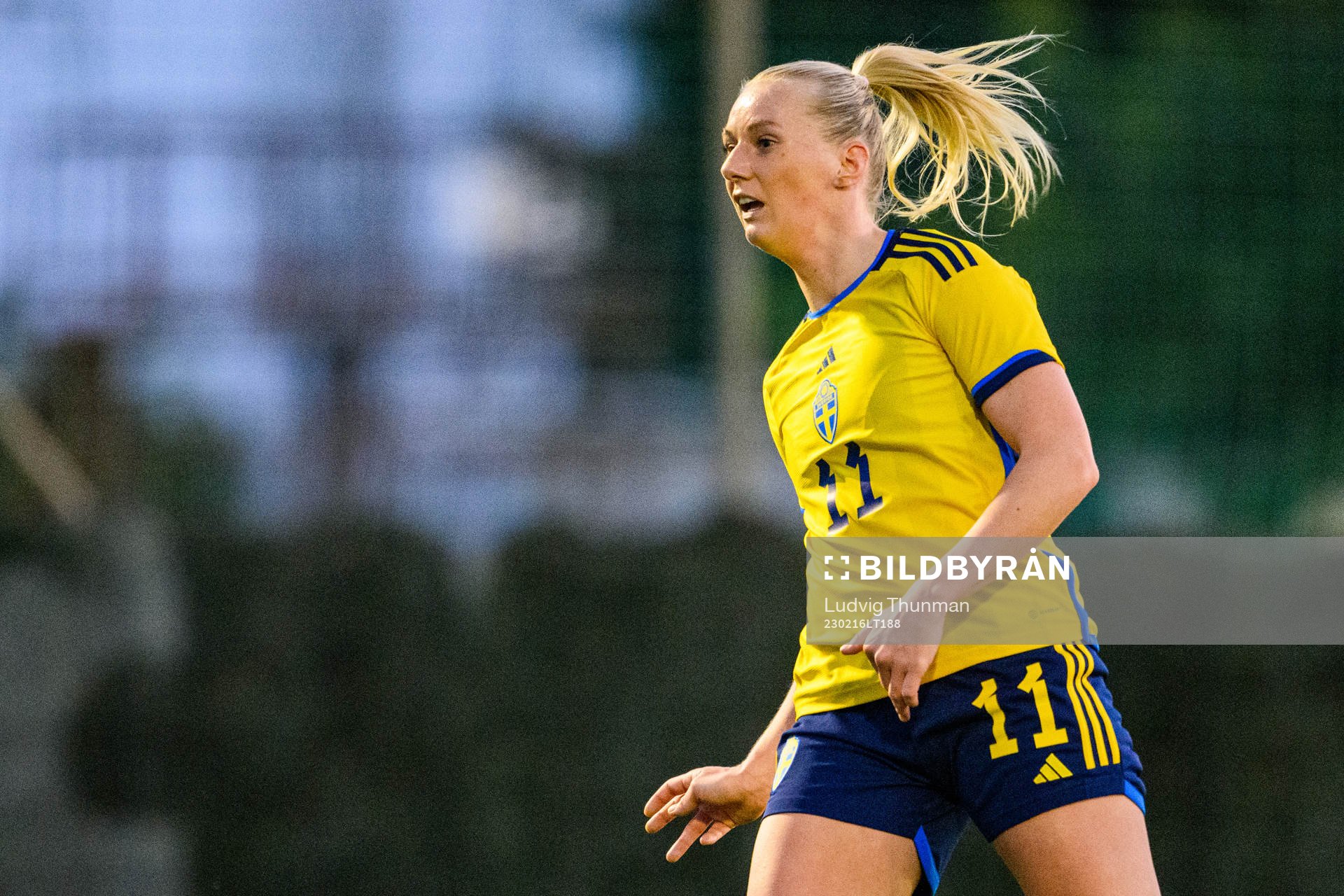 Stina Blackstenius of Sweden