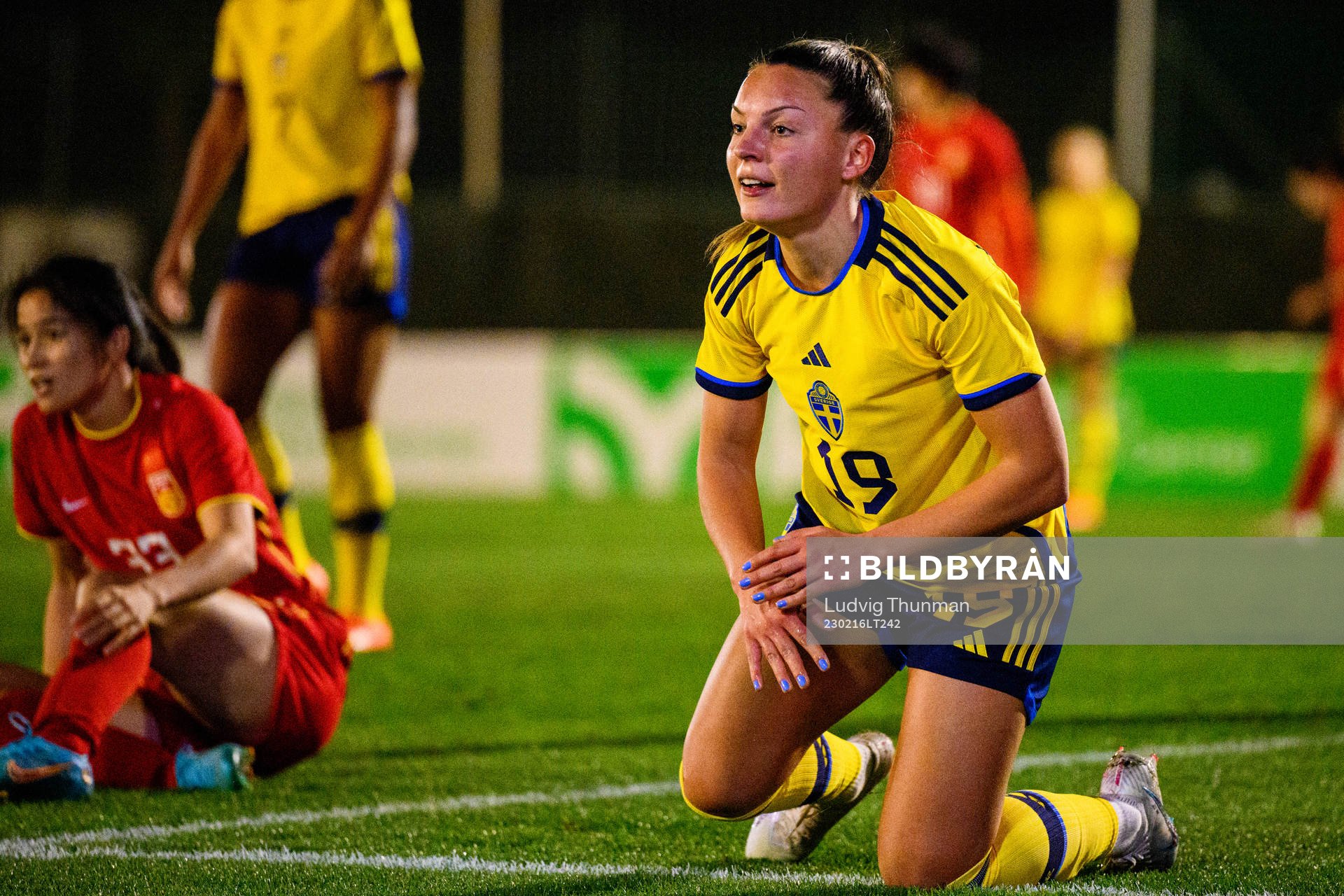 Johanna Rytting Kaneryd of Sweden during the women's international friendly football match between Sweden and China on February 16, 2023 in Marbella.