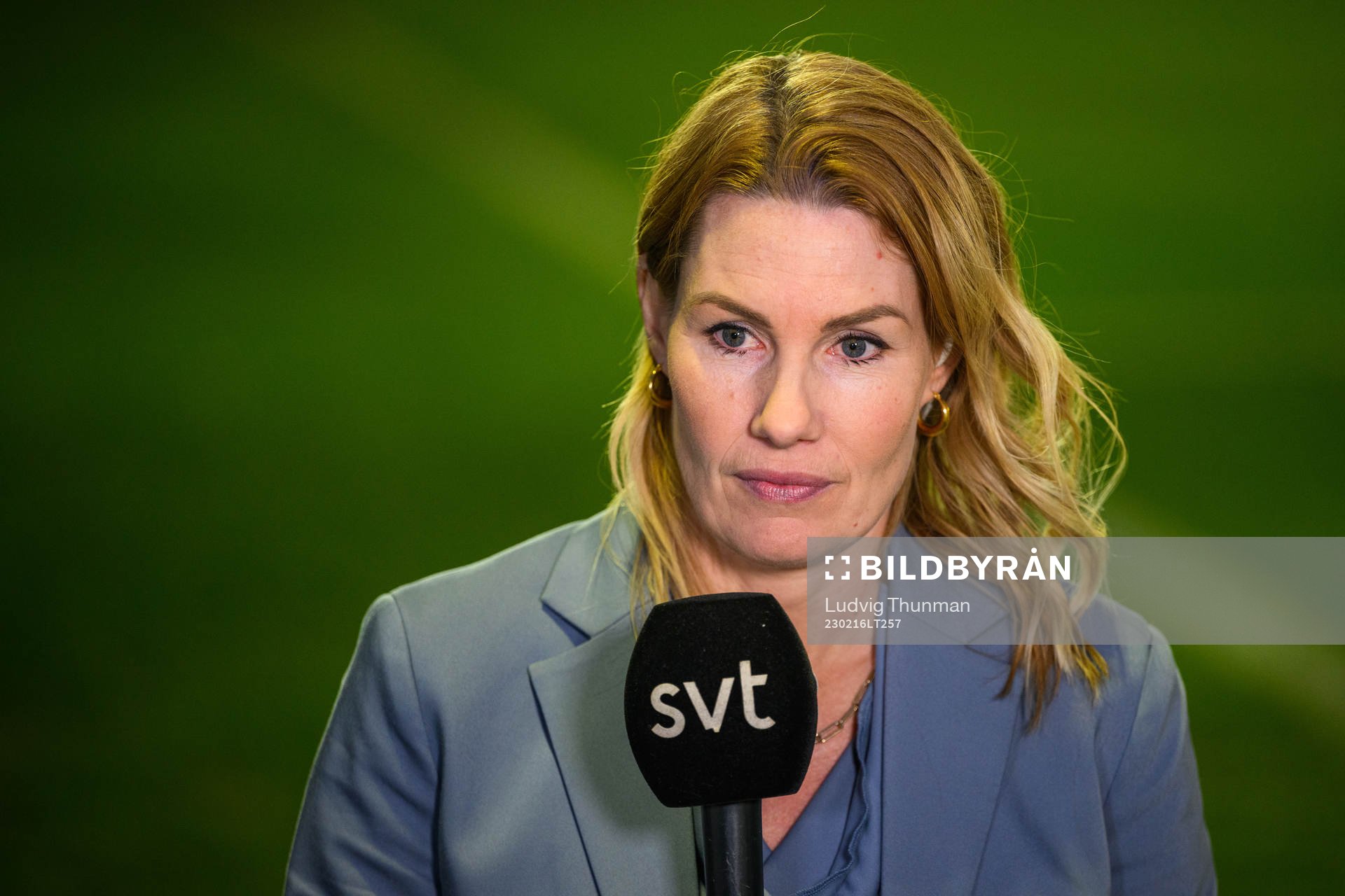 Swedish broadcaster SVT sports expert Hanna Marklund