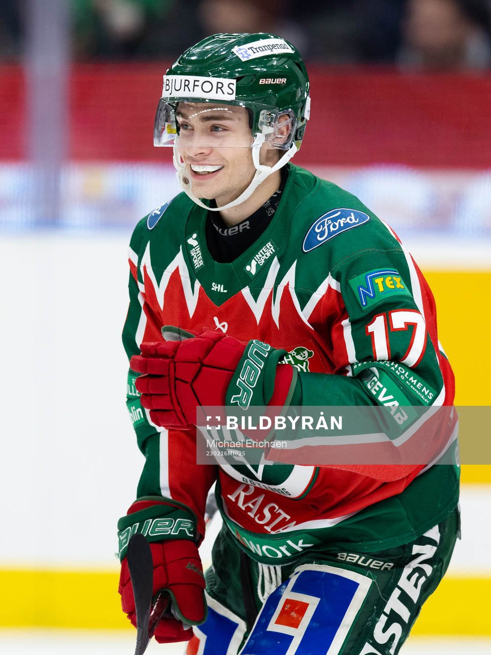Frölundas Isac Born jublar