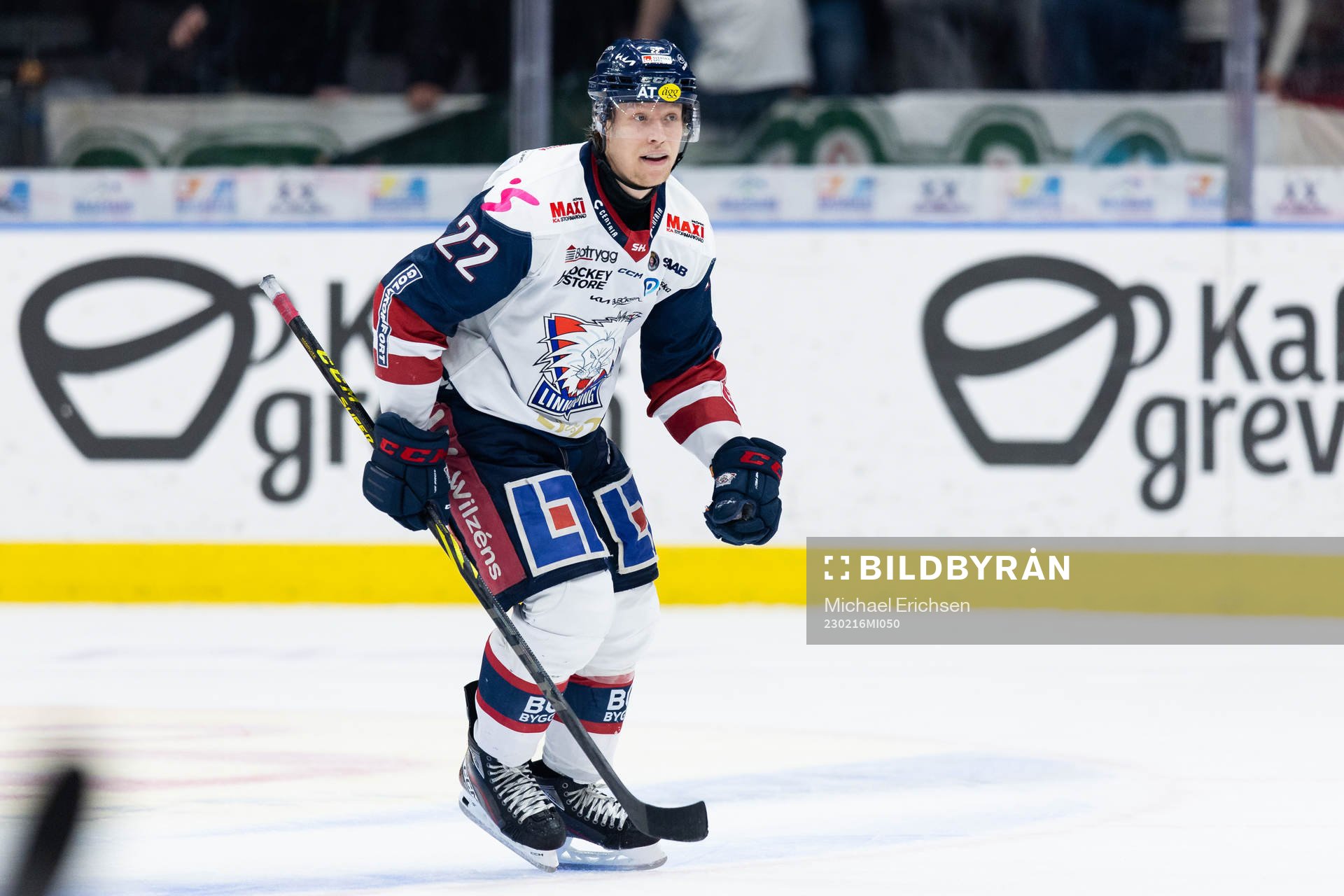 Linköpings Vilmos Gallo jublar