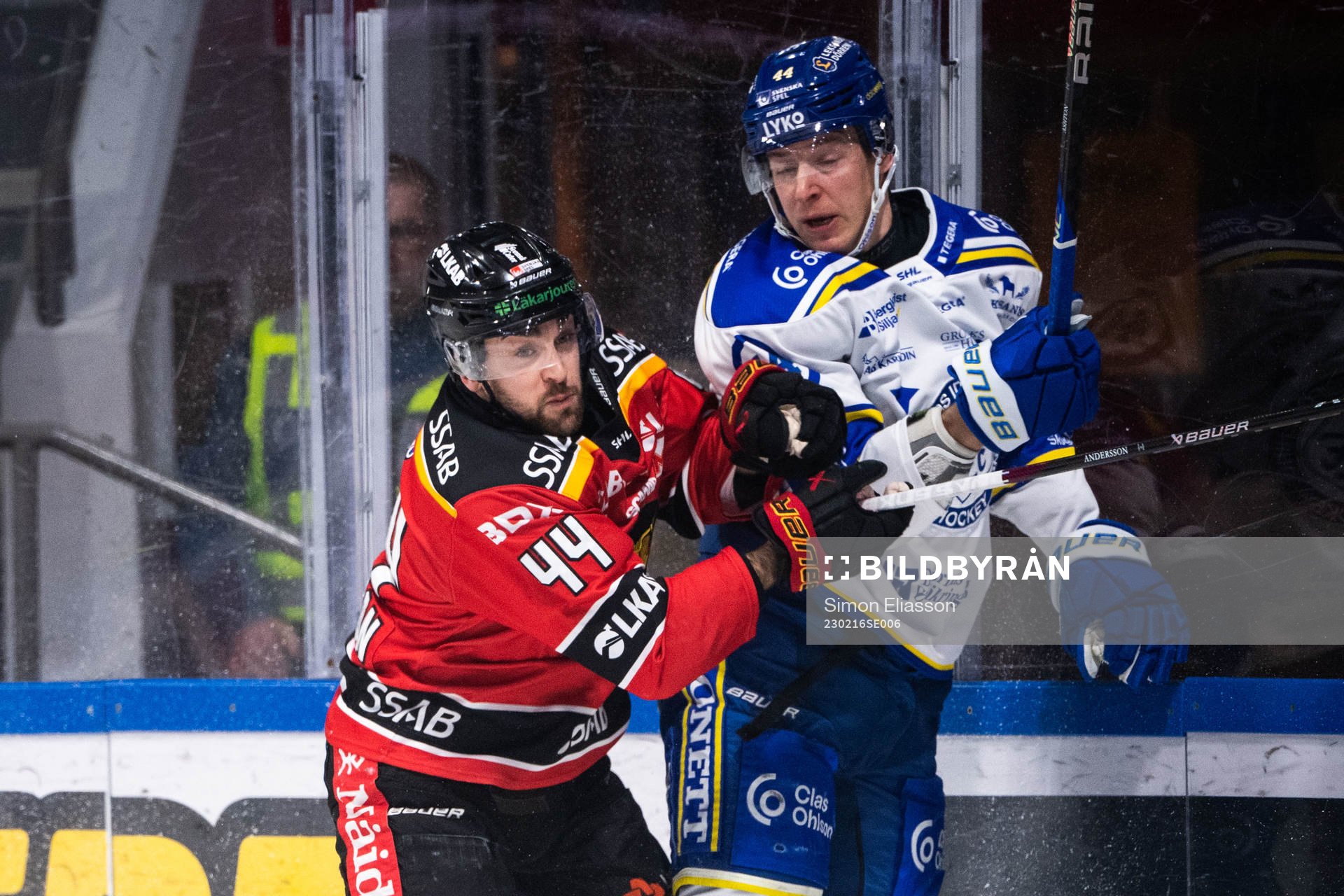 Luleås Jonathan Andersson och Leksands Carter Ashton