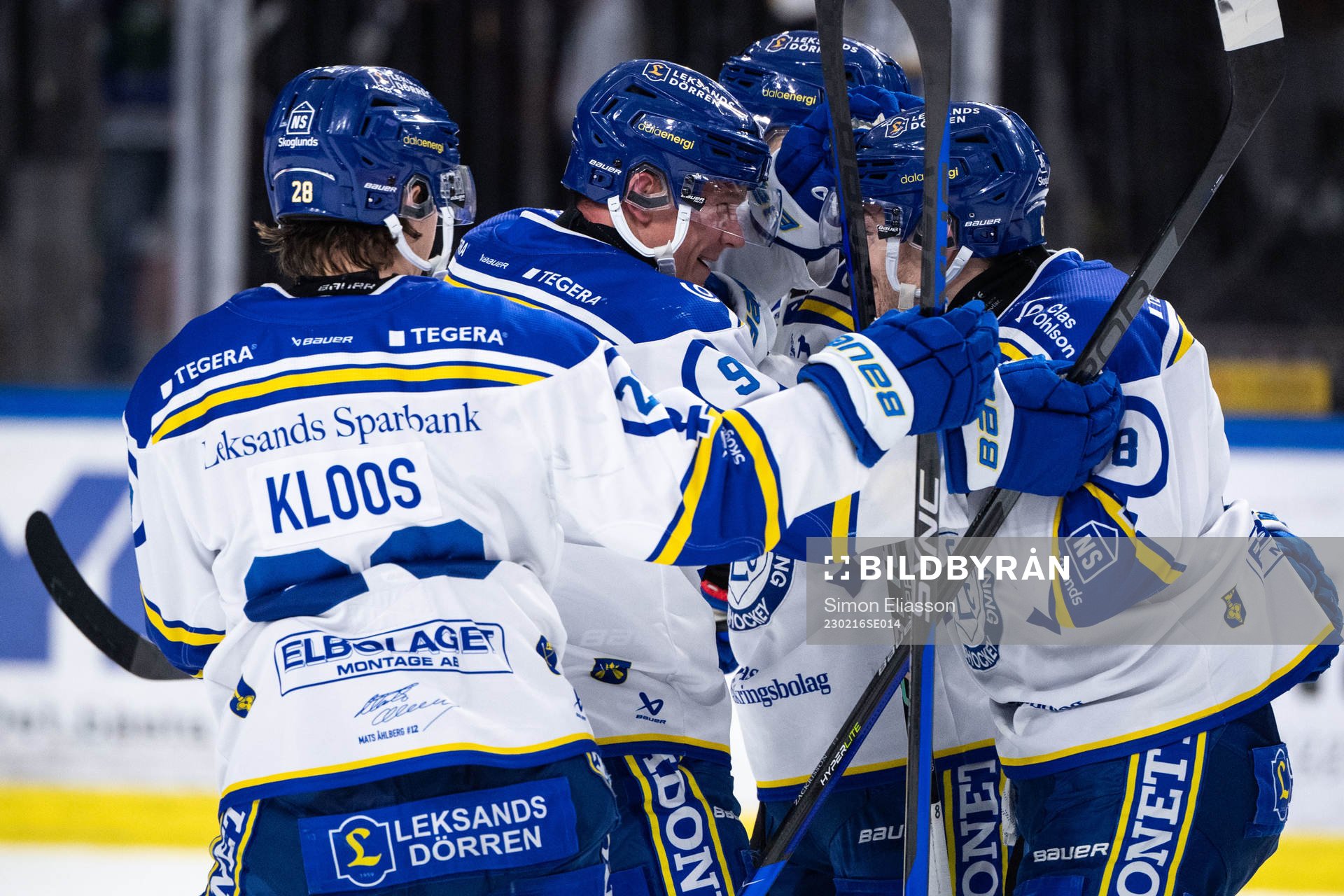Leksands Patrik Zackrisson jublar