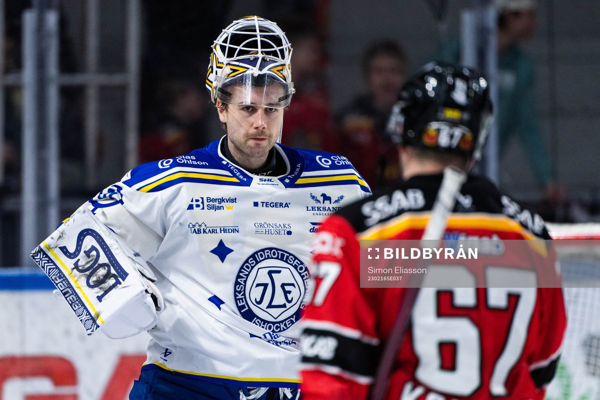 Leksands målvakt Kasimir Kaskisuo