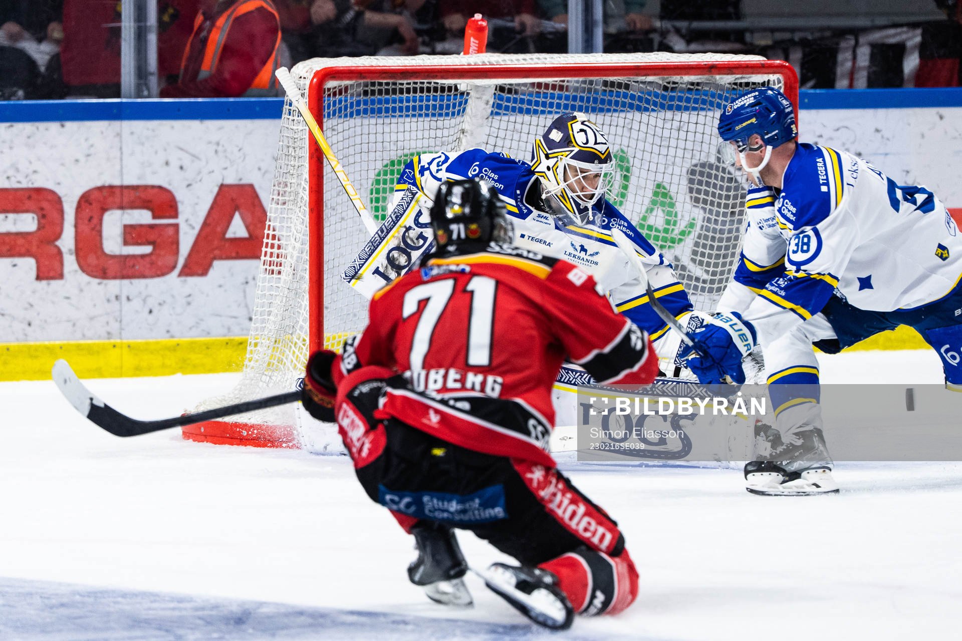 Leksands målvakt Kasimir Kaskisuo