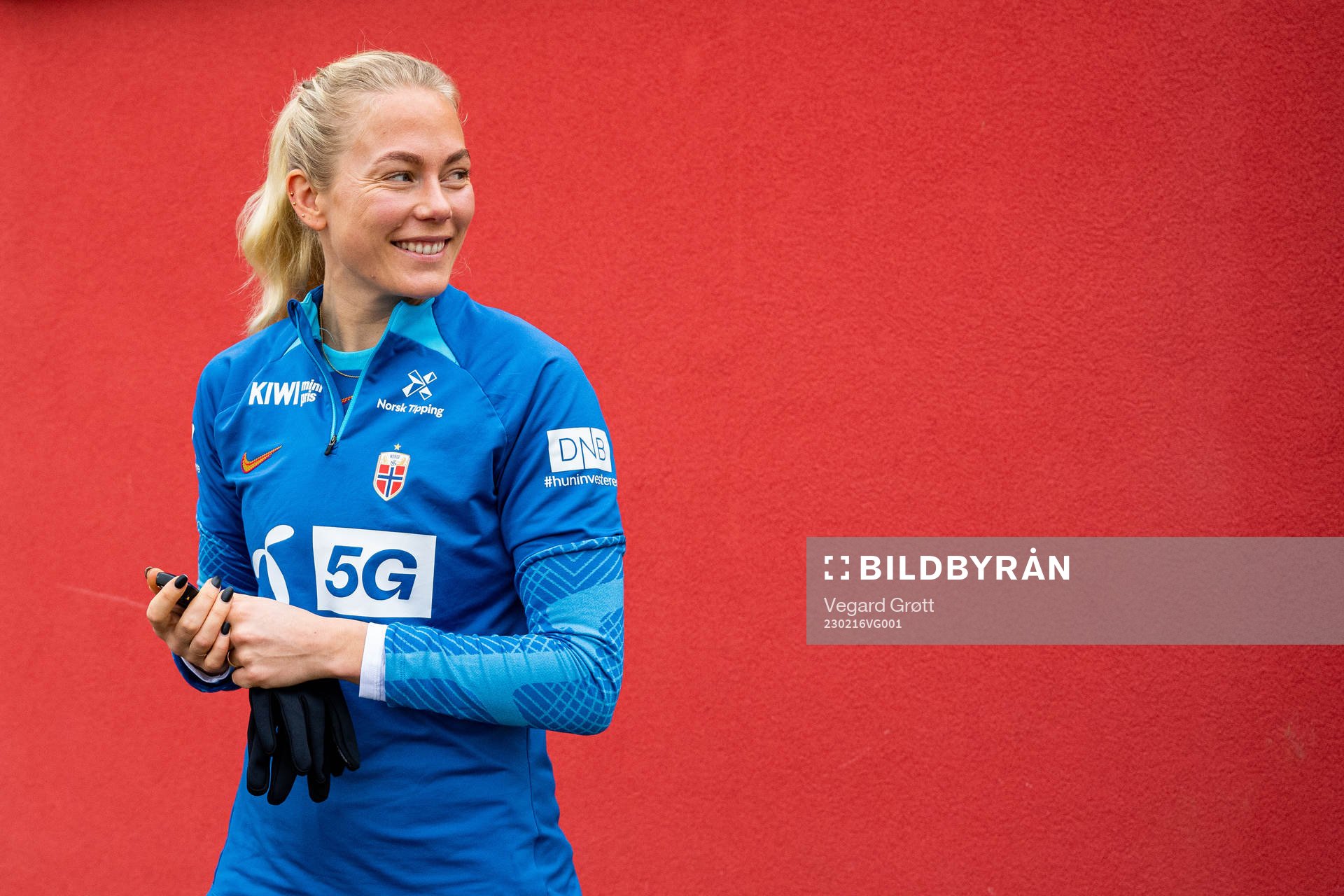 Guro Bergsvand of the Norwegian women's national football