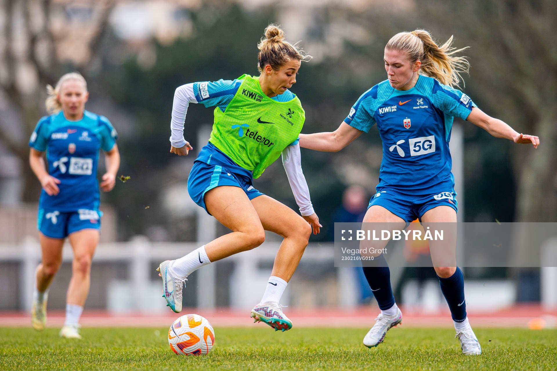 Celin Bizet Ildhusøy and Emilie Nautnes of the Norwegian
