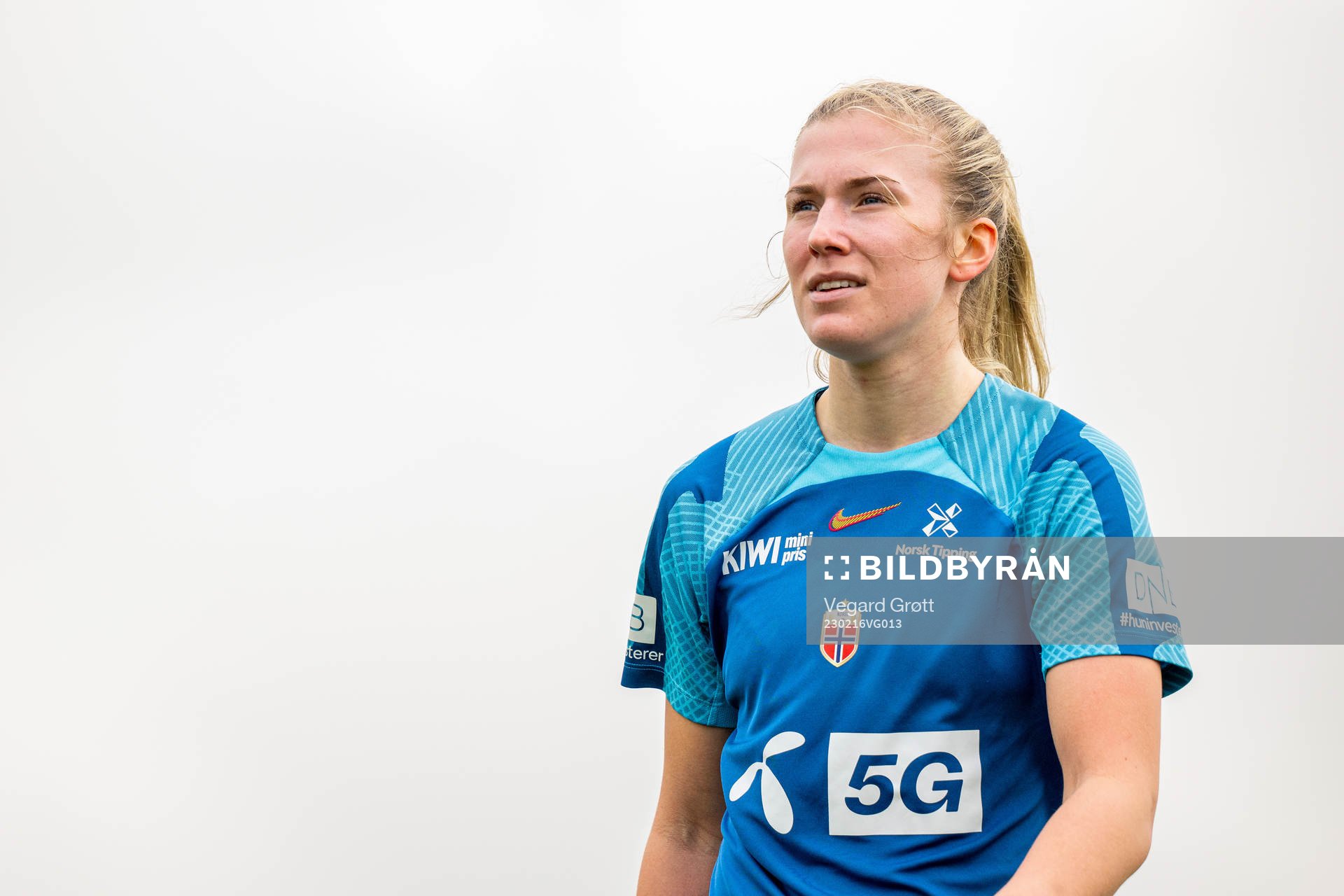 Emilie Nautnes of the Norwegian women's national football