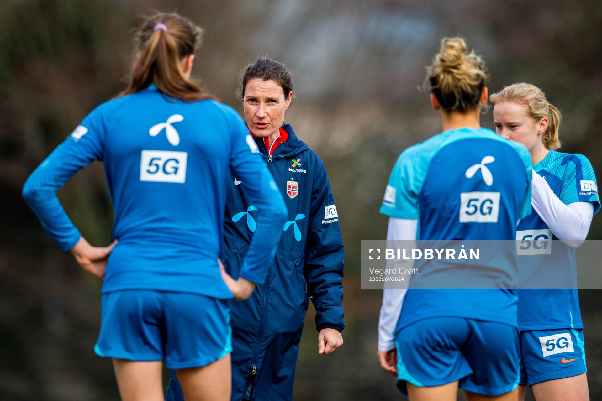 Ingvild Stensland, assistant coach of the Norwegian women's