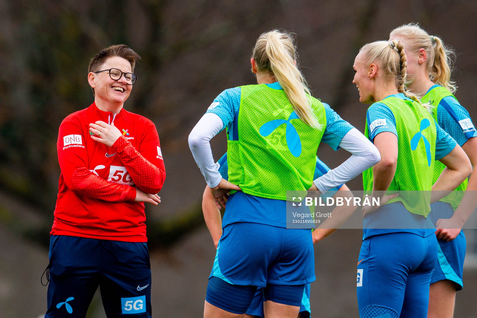 Monica Knudsen, assistant coach of the Norwegian women's