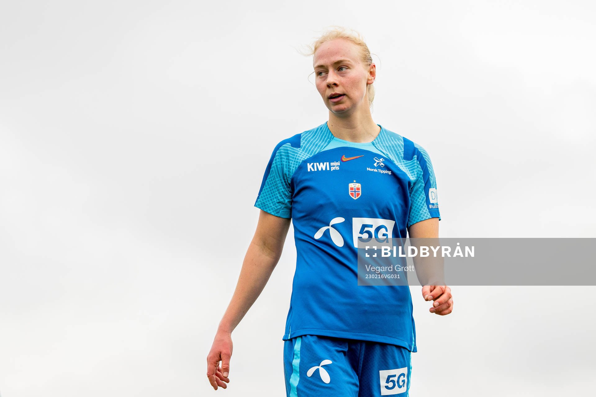 Sara Hørte of the Norwegian women's national football team