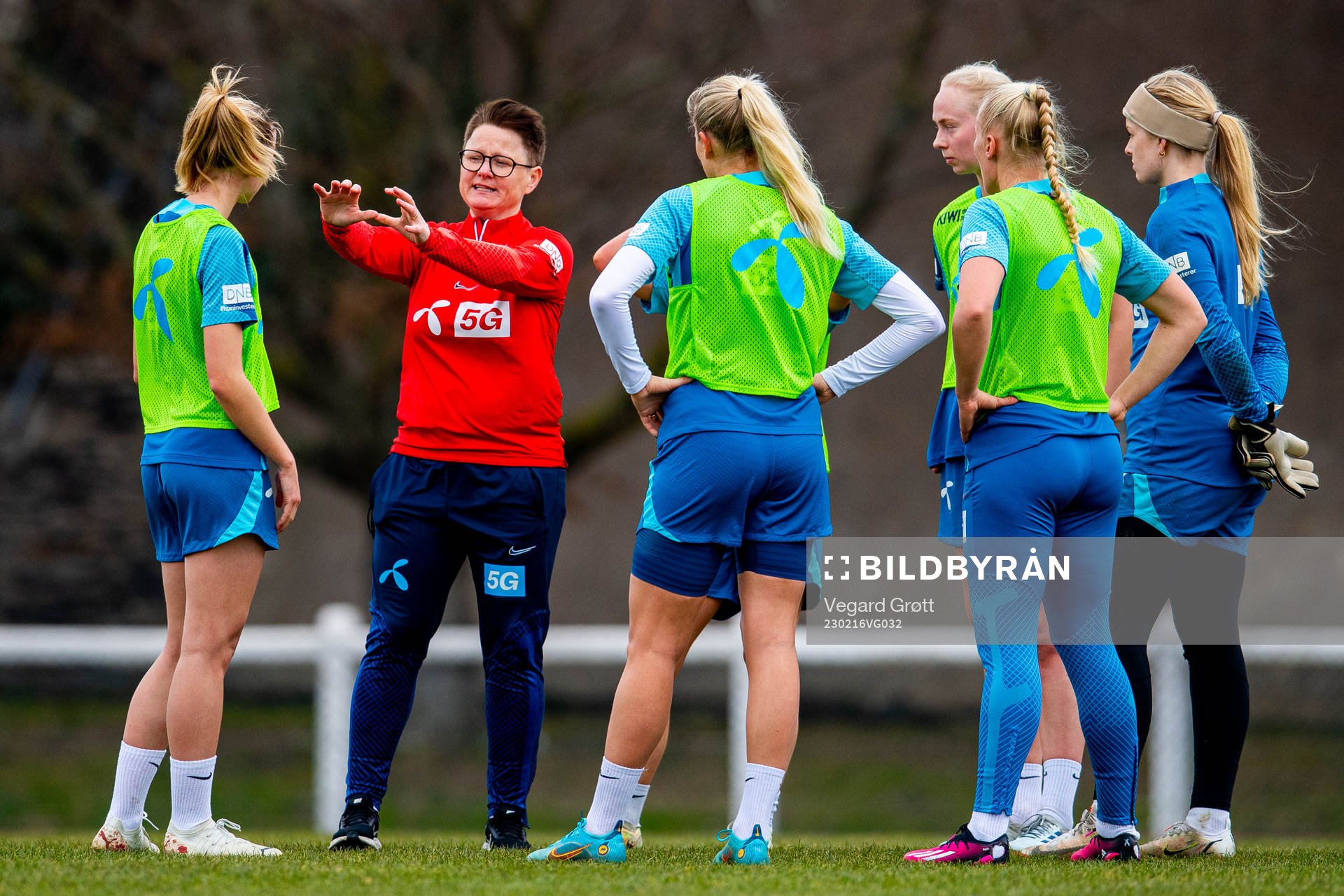 Monica Knudsen, assistant coach of the Norwegian women's