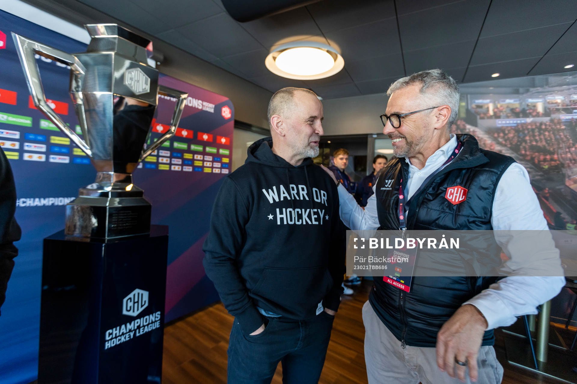 Thomas Berglund, head coach of Luleå Hockey and Martin