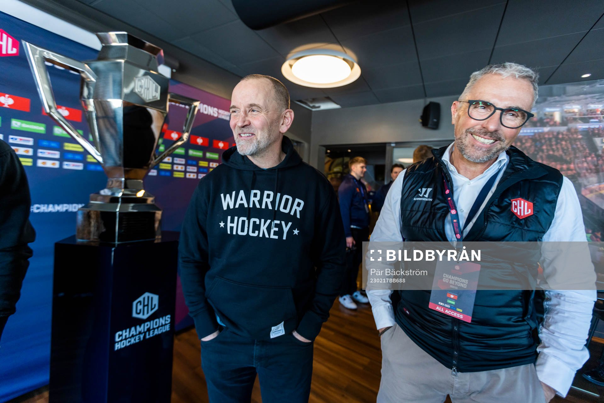 Thomas Berglund, head coach of Luleå Hockey and Martin