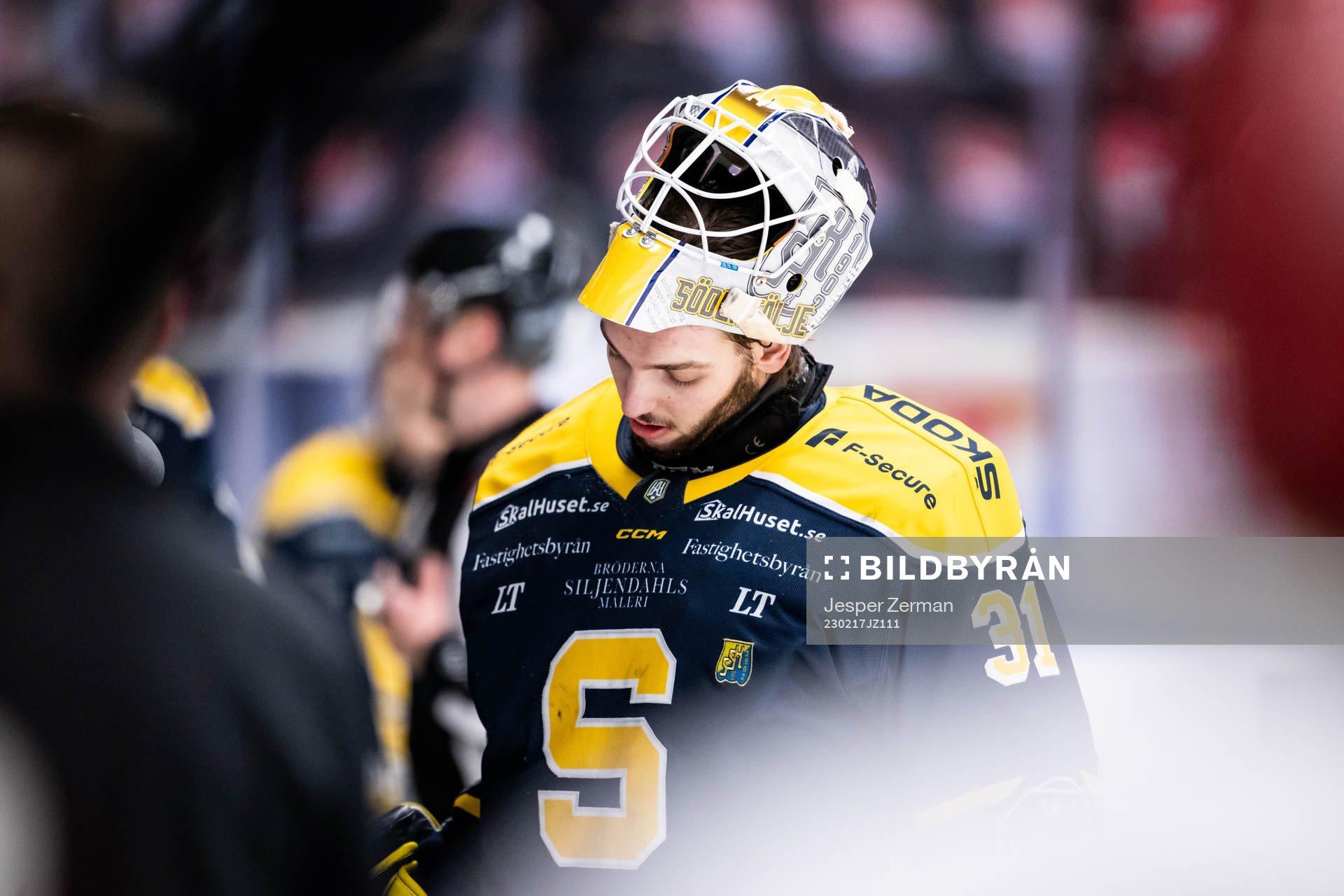 Södertäljes målvakt Nikita Talapila