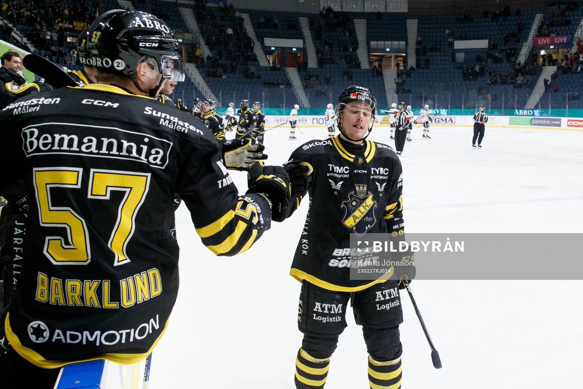 AIKs Adam Rockwood jublar