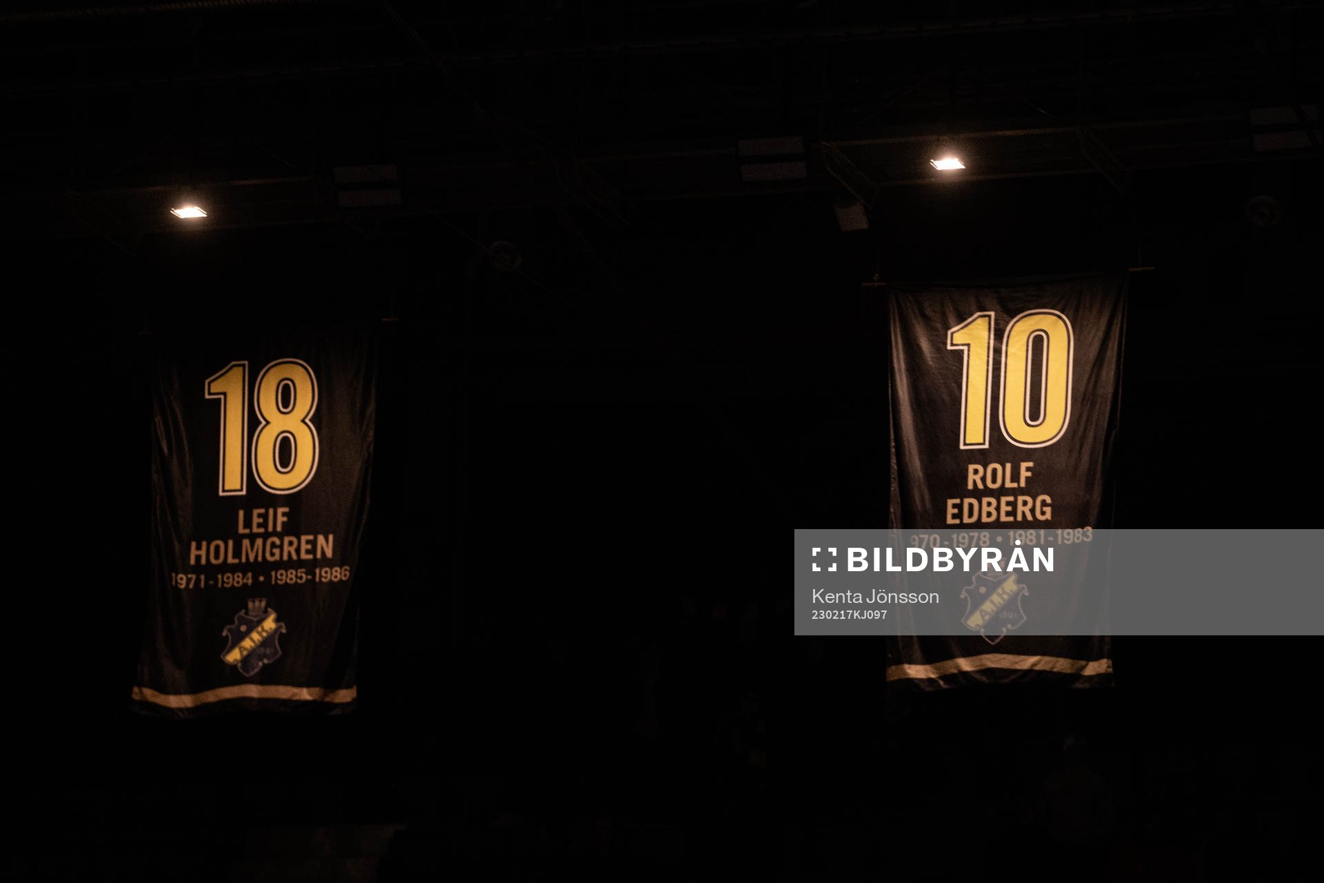 Vepor med Leif Holmgren och Rolf Edberg i taket på Hovet