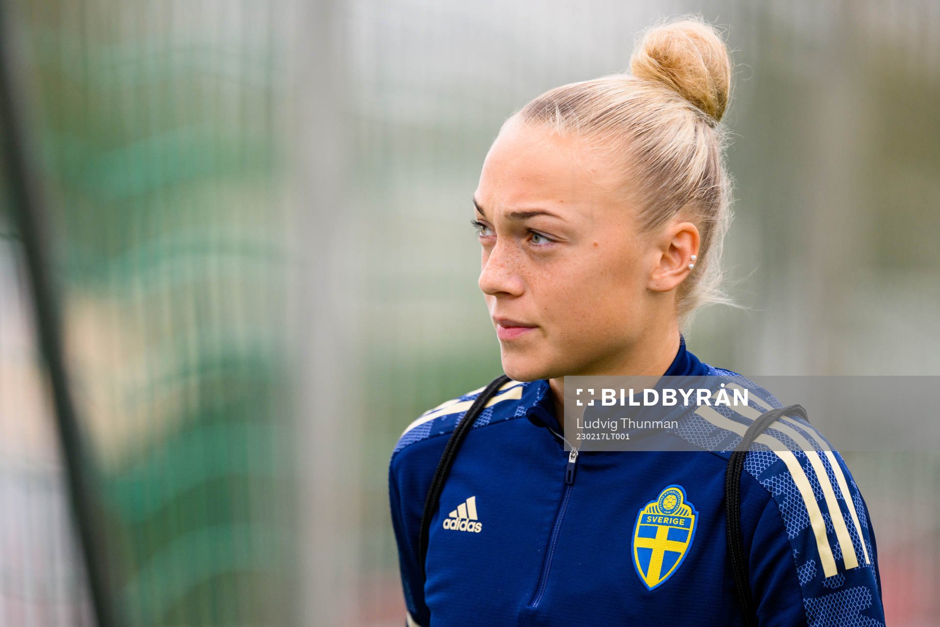 Hanna Bennison of the Swedish women's national football