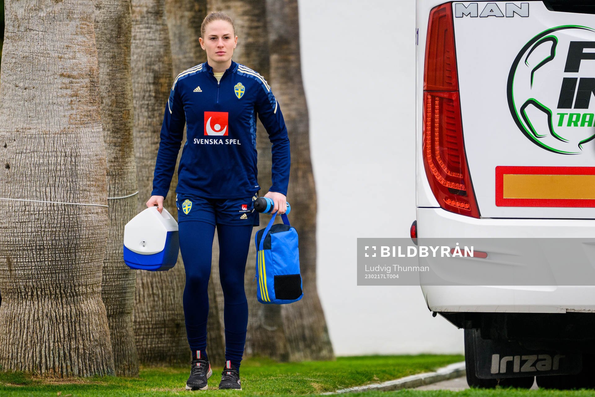 Goalkeeper Tove Enblom of the Swedish women's national