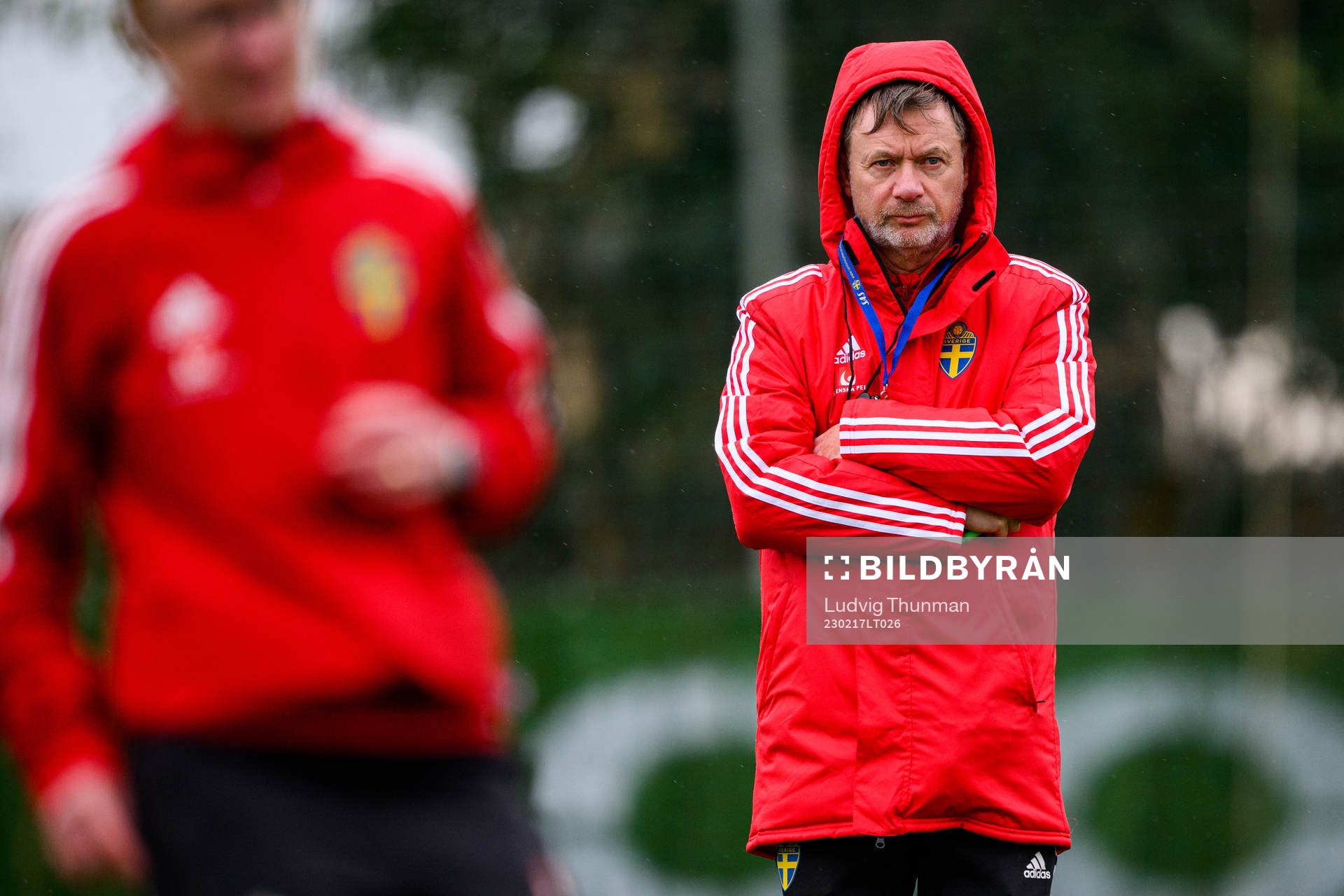 Head coach Peter Gerhardsson of the Swedish women's