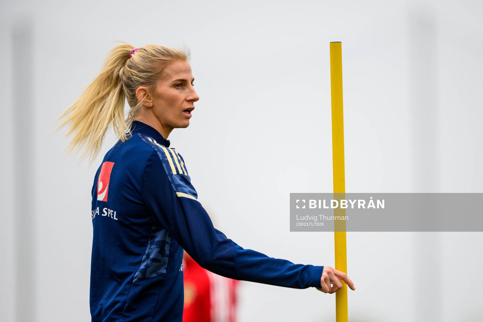 Sofia Jakobsson of the Swedish women's national football