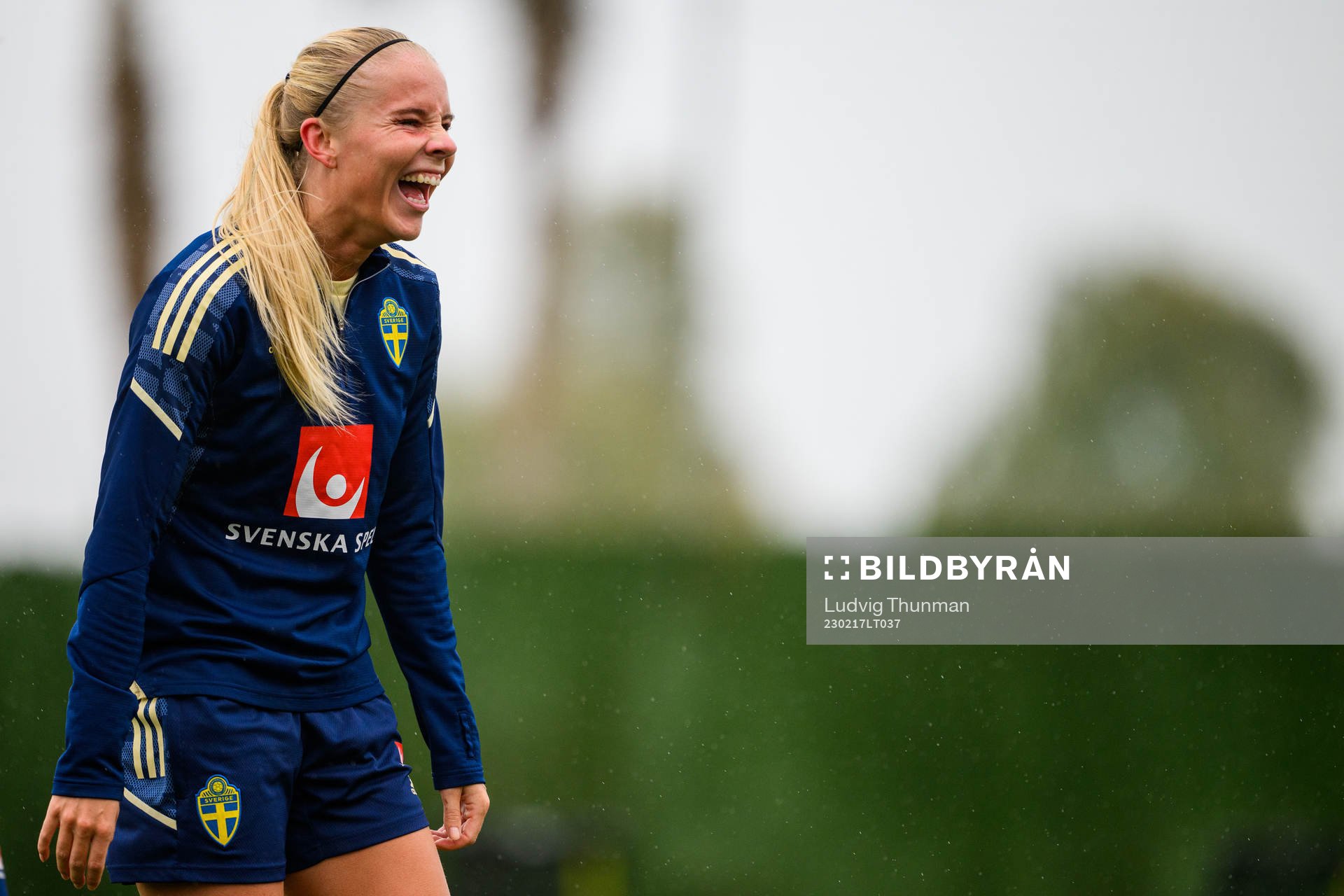 Stina Lennartsson of the Swedish women's national football