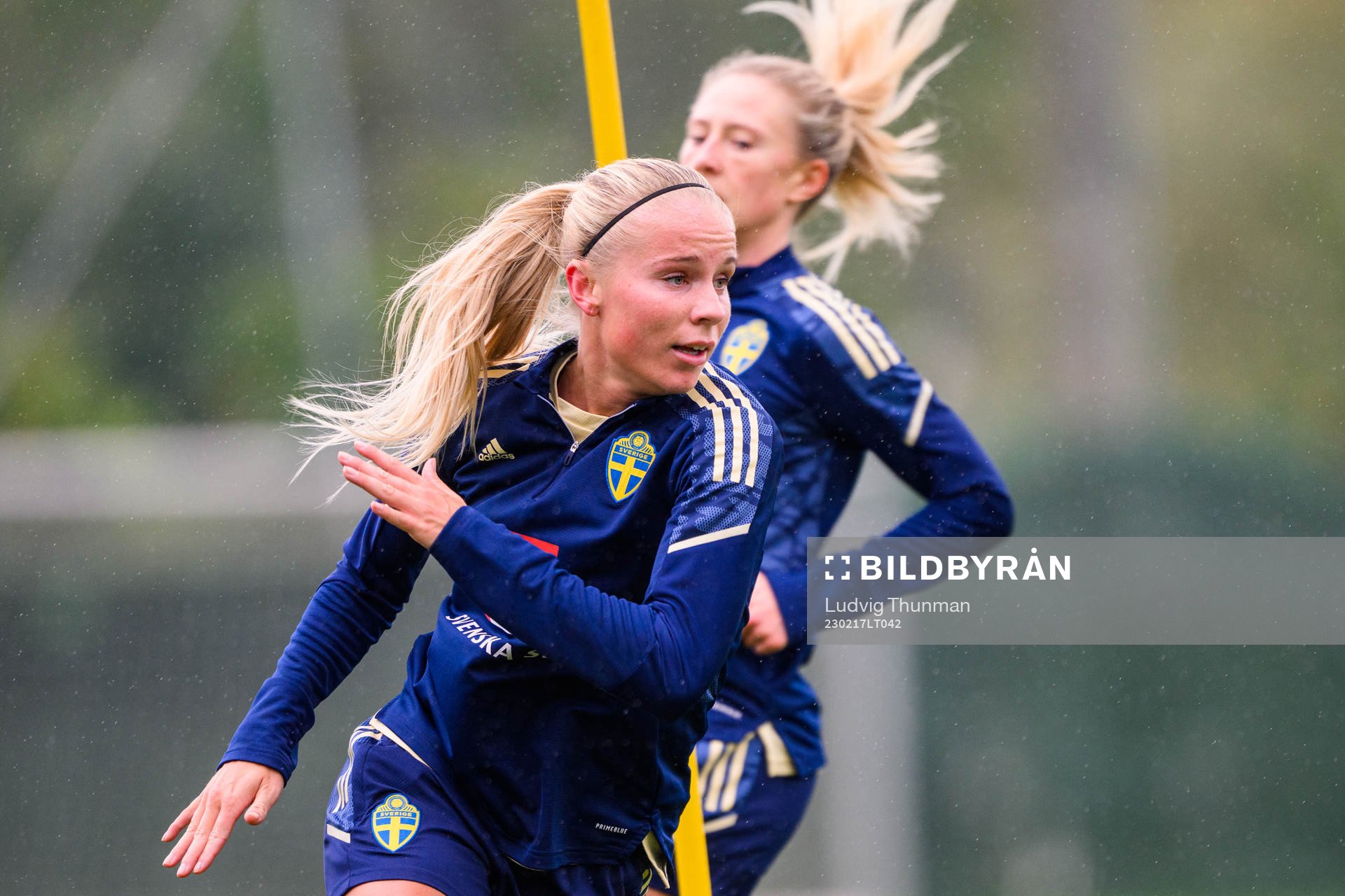 Stina Lennartsson of the Swedish women's national football