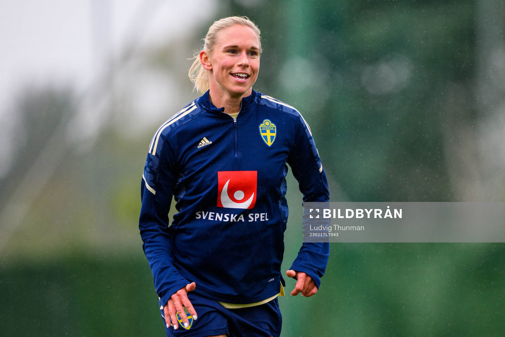 Jonna Andersson of the Swedish women's national football
